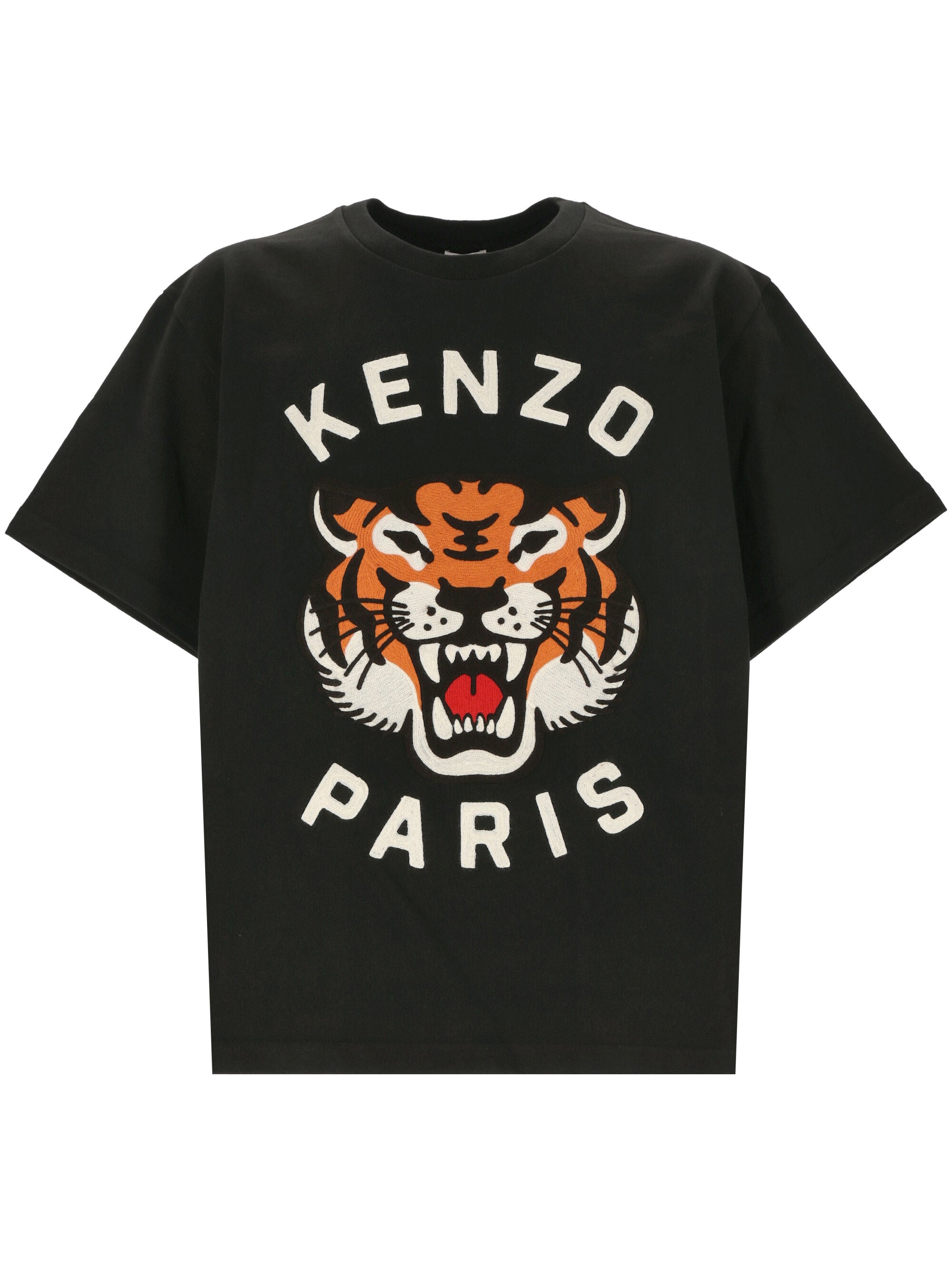 Kenzo FE68TS0084SI Unisex Black T-shirts and Polos - Zuklat