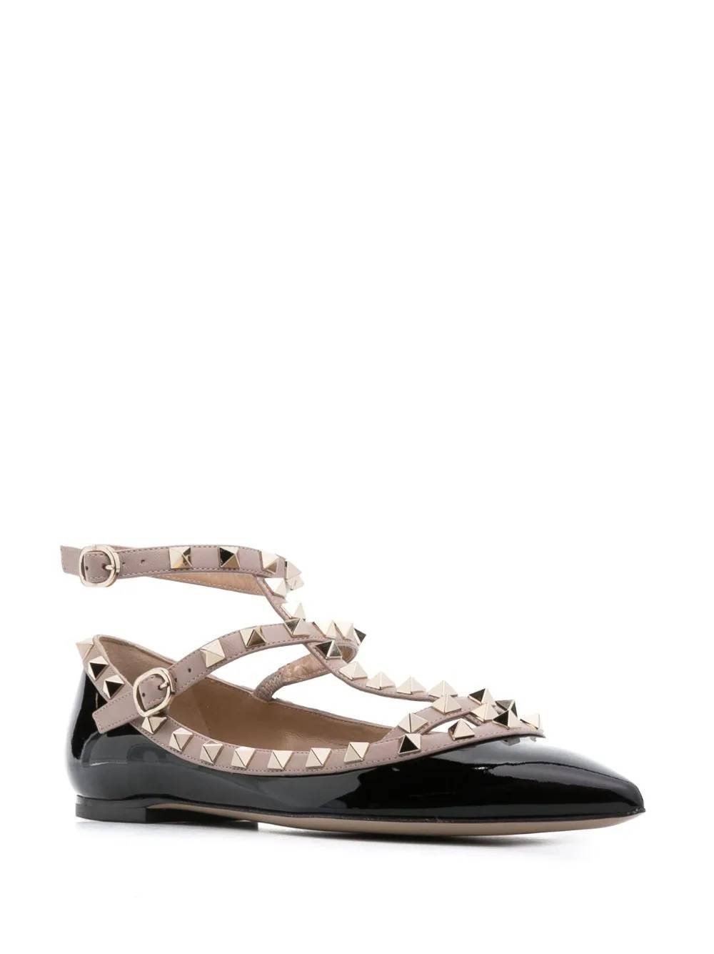 Valentino Garavani 5W2S0376 Woman Black Flat shoes - Zuklat