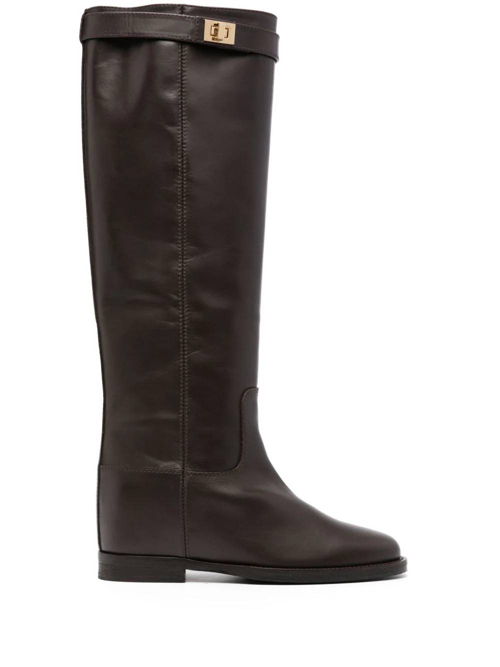 Via Roma 15 3807 Woman Dark Brown Boots - Zuklat