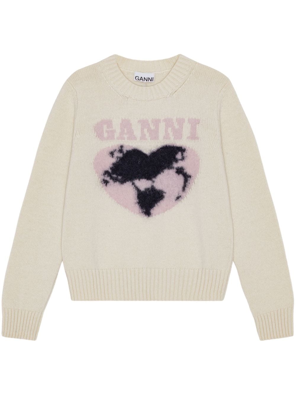 GANNI K2218 Woman Egret Sweaters - Zuklat