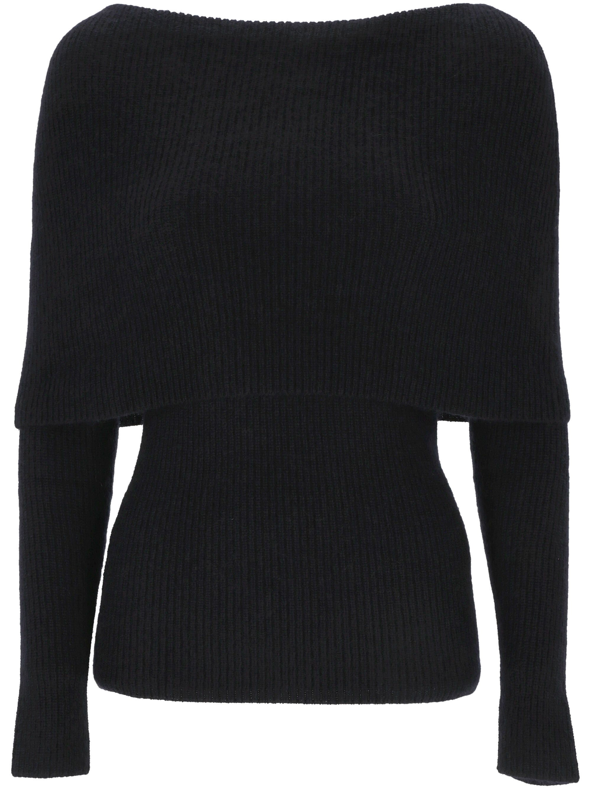 Fabiana Filippi MAD214F378 Woman Black Sweaters - Zuklat