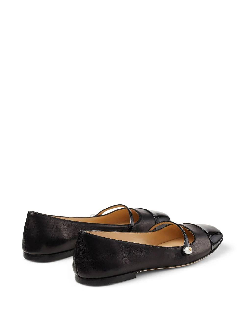 Jimmy Choo ELISAFLAT Woman Black Flat shoes - Zuklat