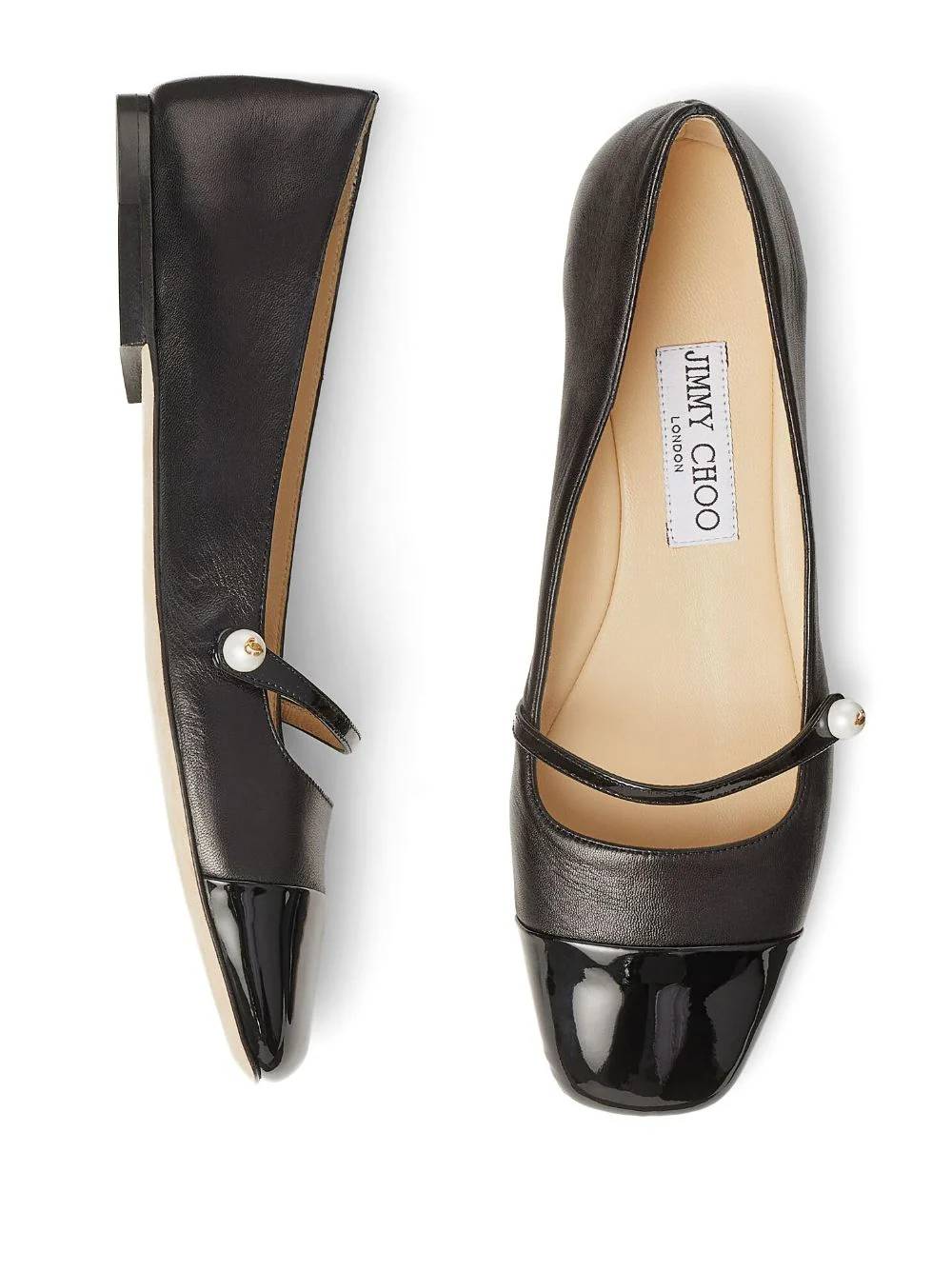 Jimmy Choo ELISAFLAT Woman Black Flat shoes - Zuklat