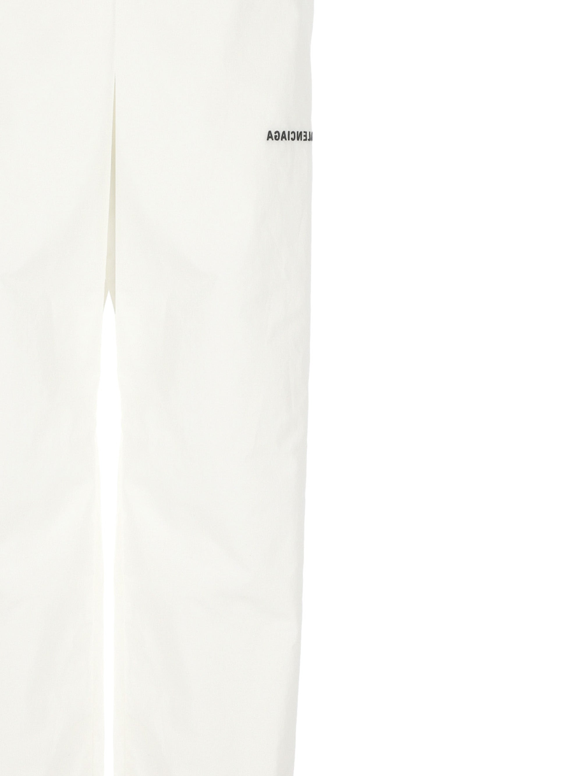 Balenciaga 791061 Woman White Trousers - Zuklat