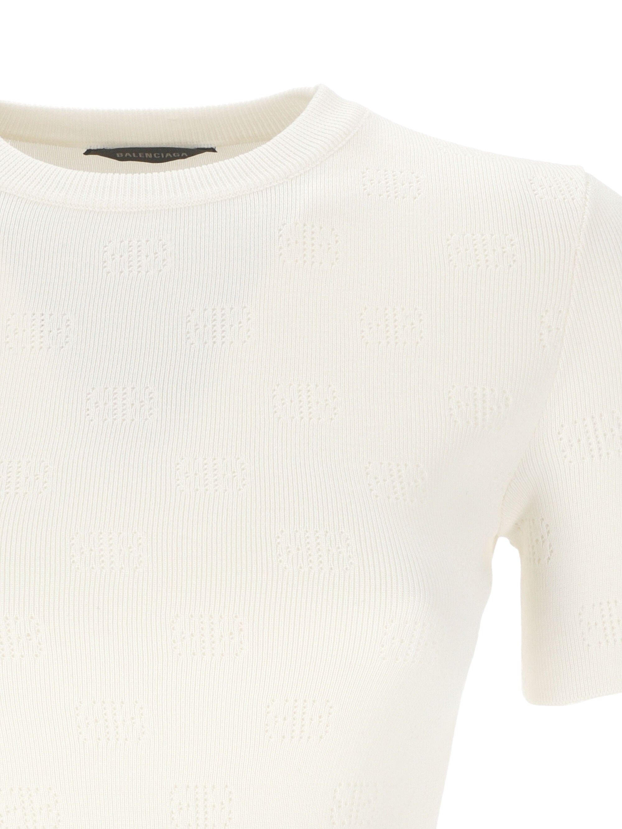 Balenciaga 793612 Woman White Sweaters - Zuklat