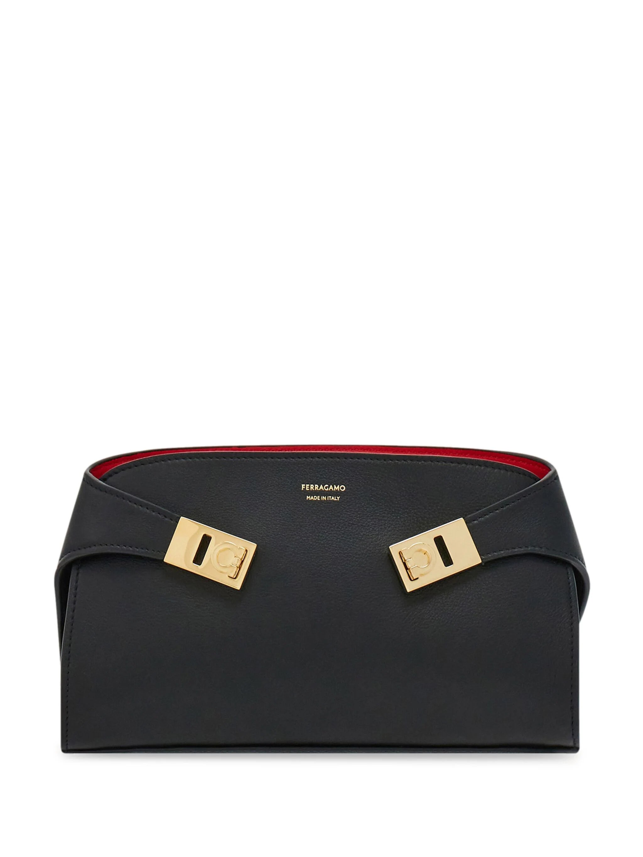 Ferragamo 218964 Woman NERO/FLAME RED Bags.. - Zuklat