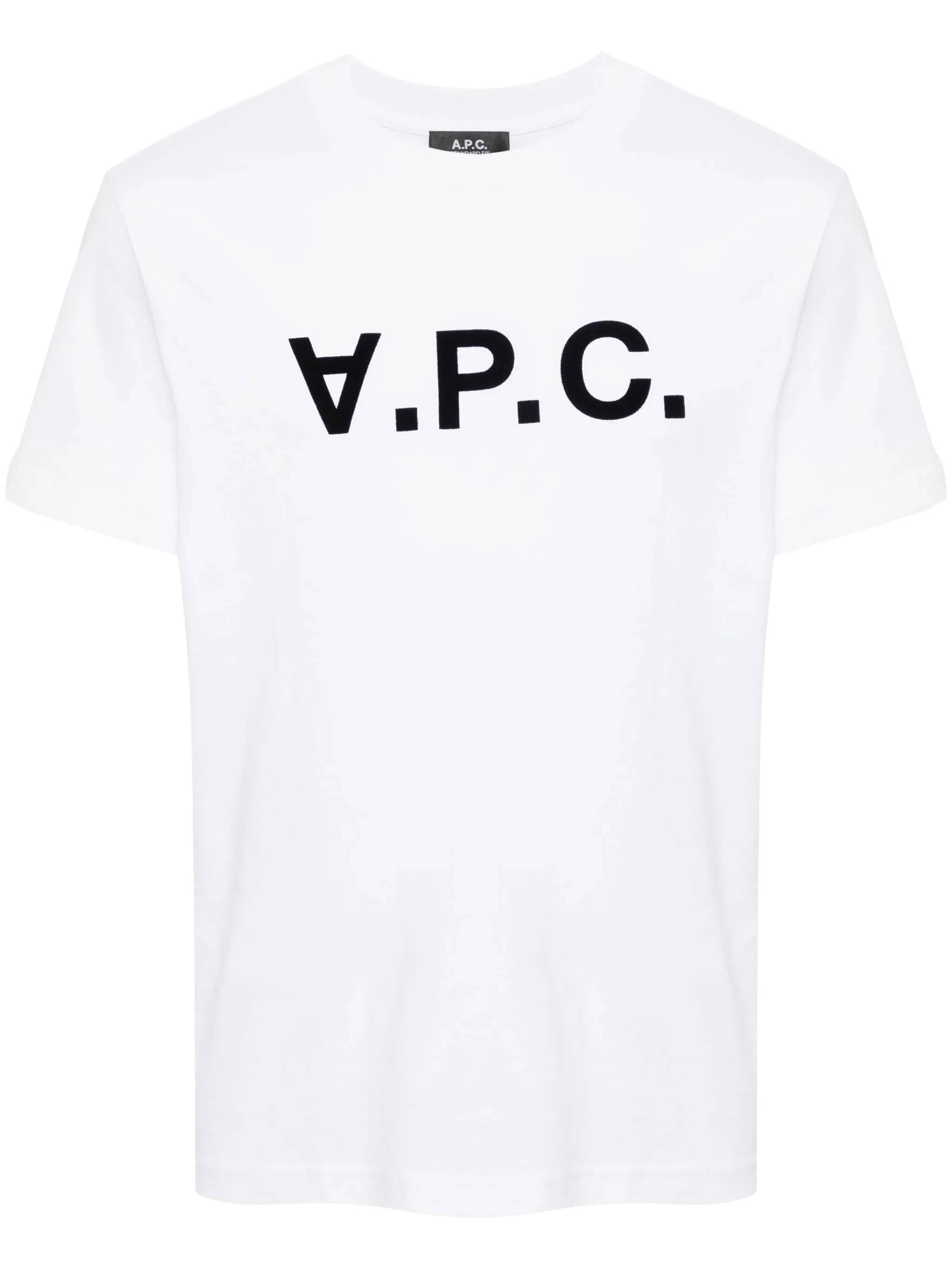 A.P.C. COHBMM26384 Man BLANC/DARK NAVY T-shirts and Polos - Zuklat