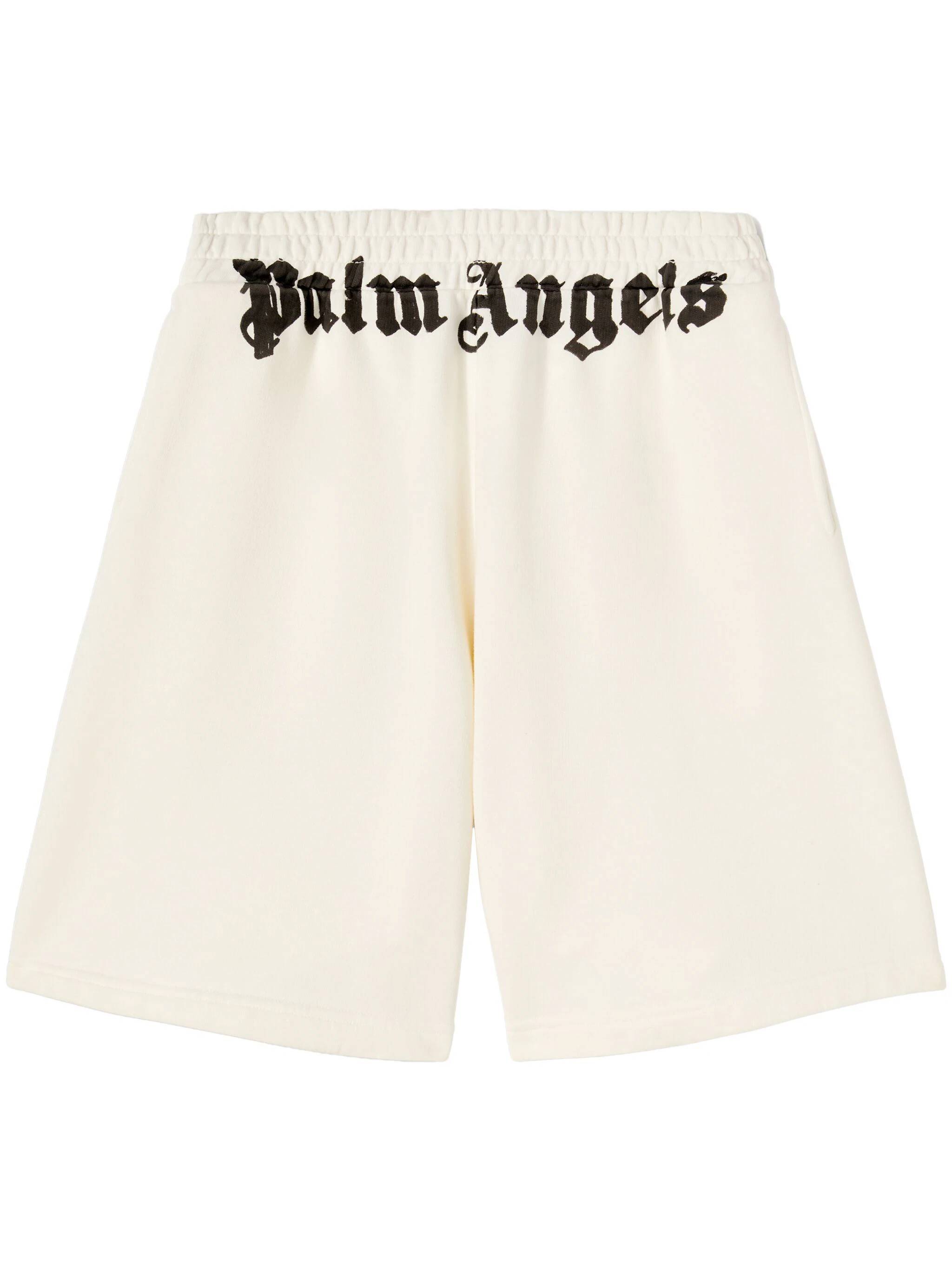 Palm Angels PMCI020F24FLE002 Man Beige Shorts - Zuklat