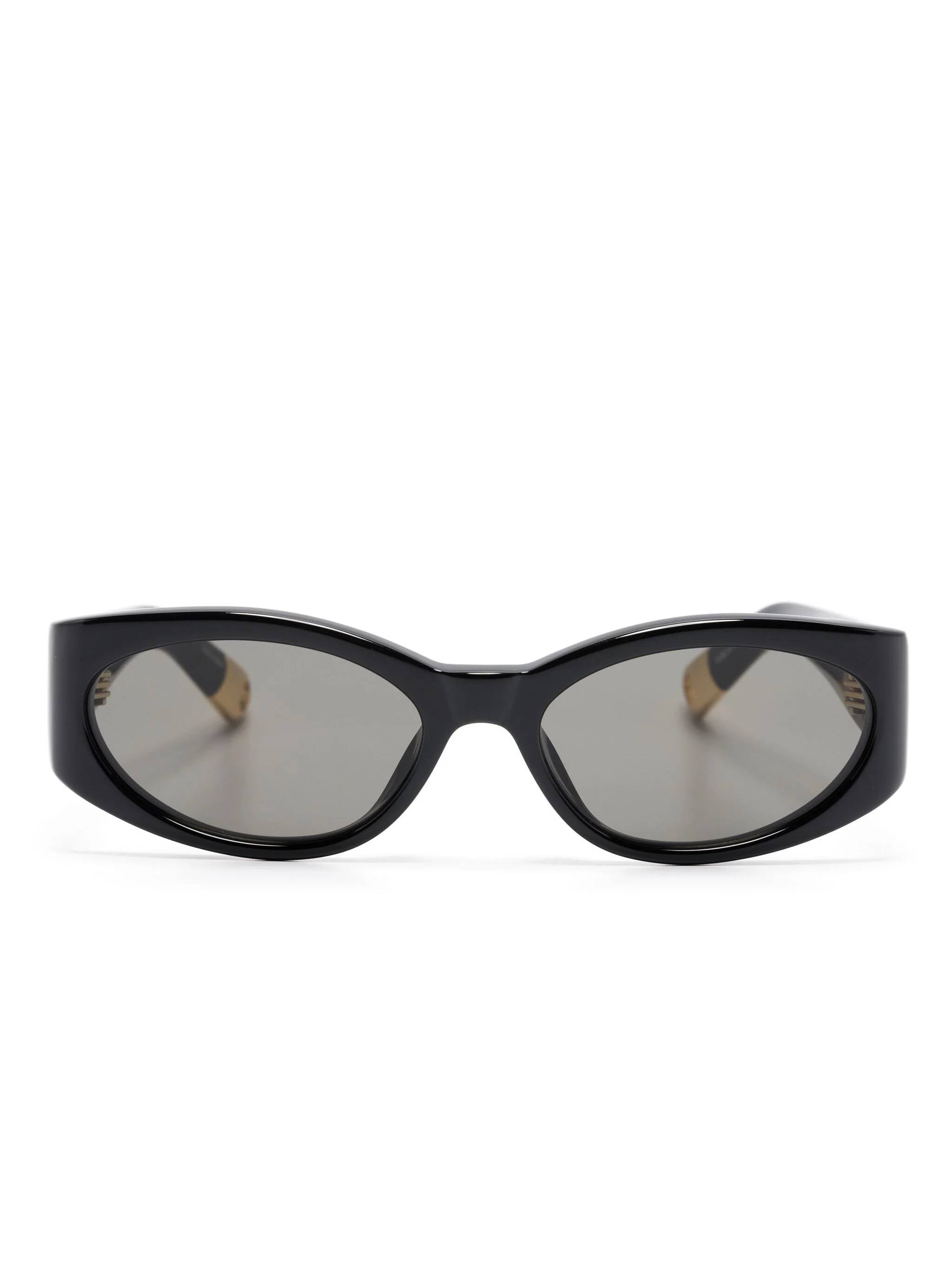 JACQUEMUS JAC4C1SUN Woman Black Sunglasses - Zuklat