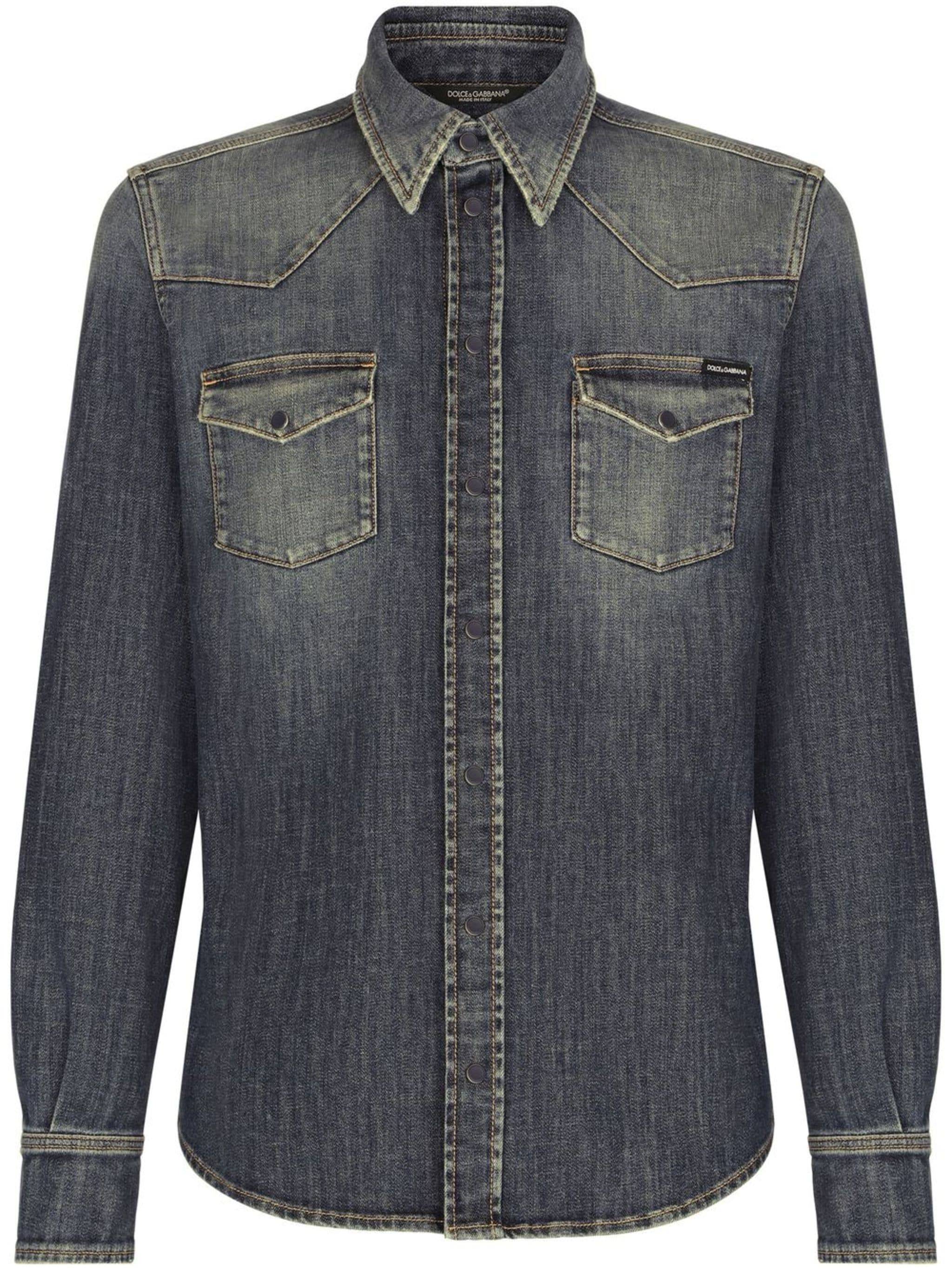 Dolce & Gabbana G5JC8D Man Denim Shirts - Zuklat