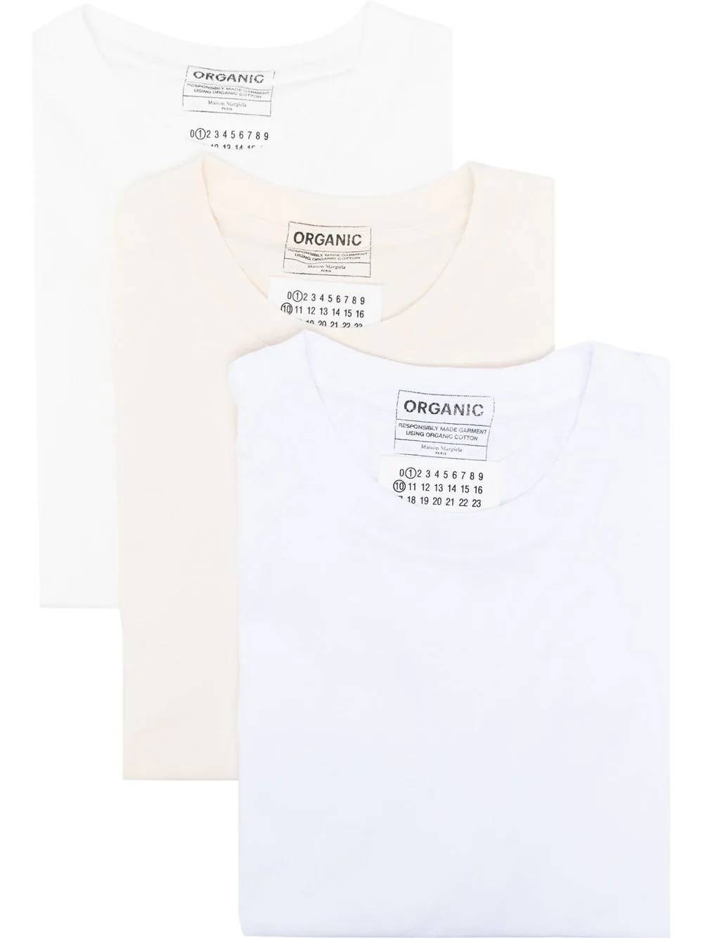 Maison Margiela S50GC0687 Man White T-shirts and Polos - Zuklat