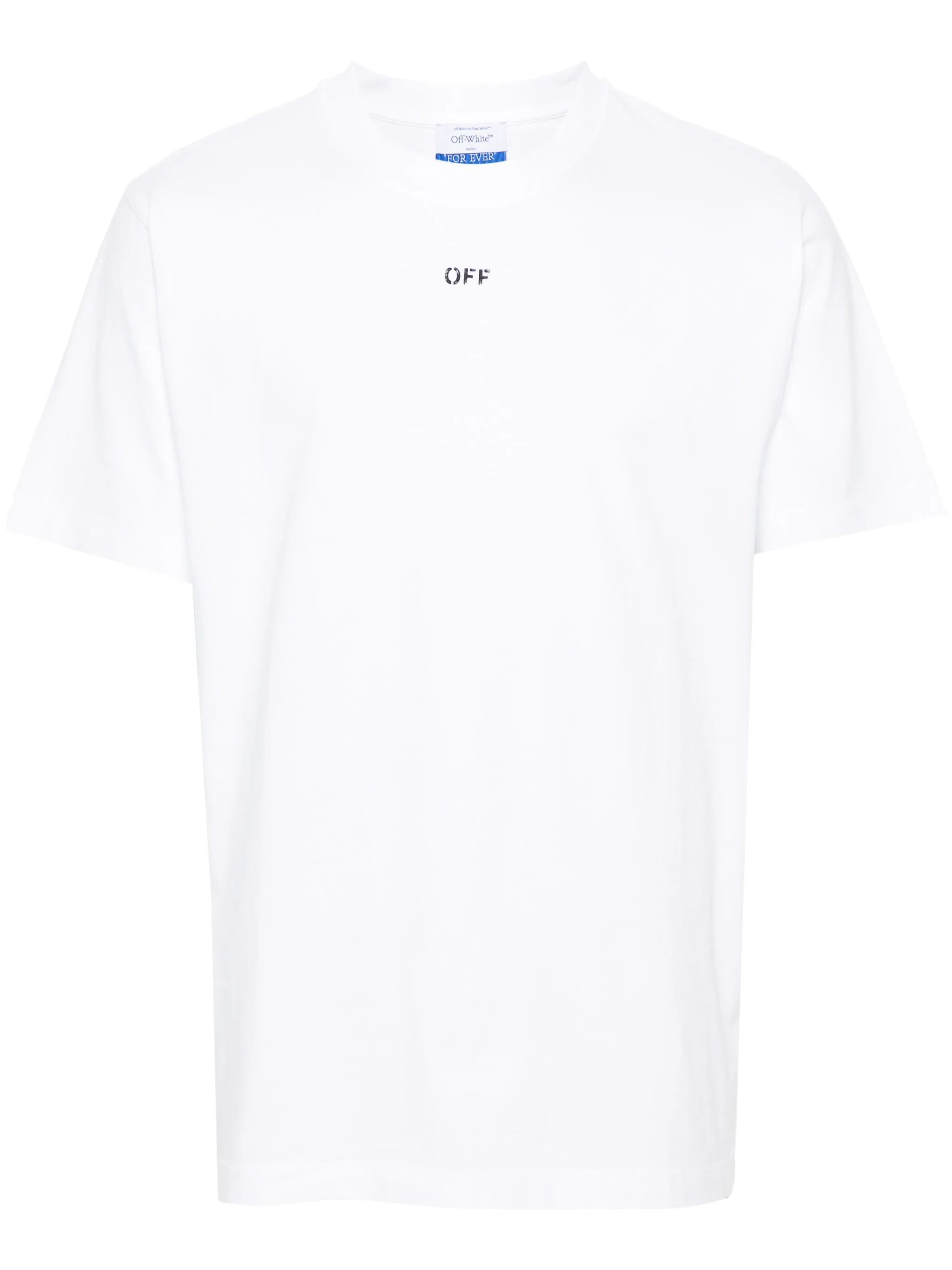 Off White OMAA027C99JER017 Man White blac T-shirts and Polos - Zuklat