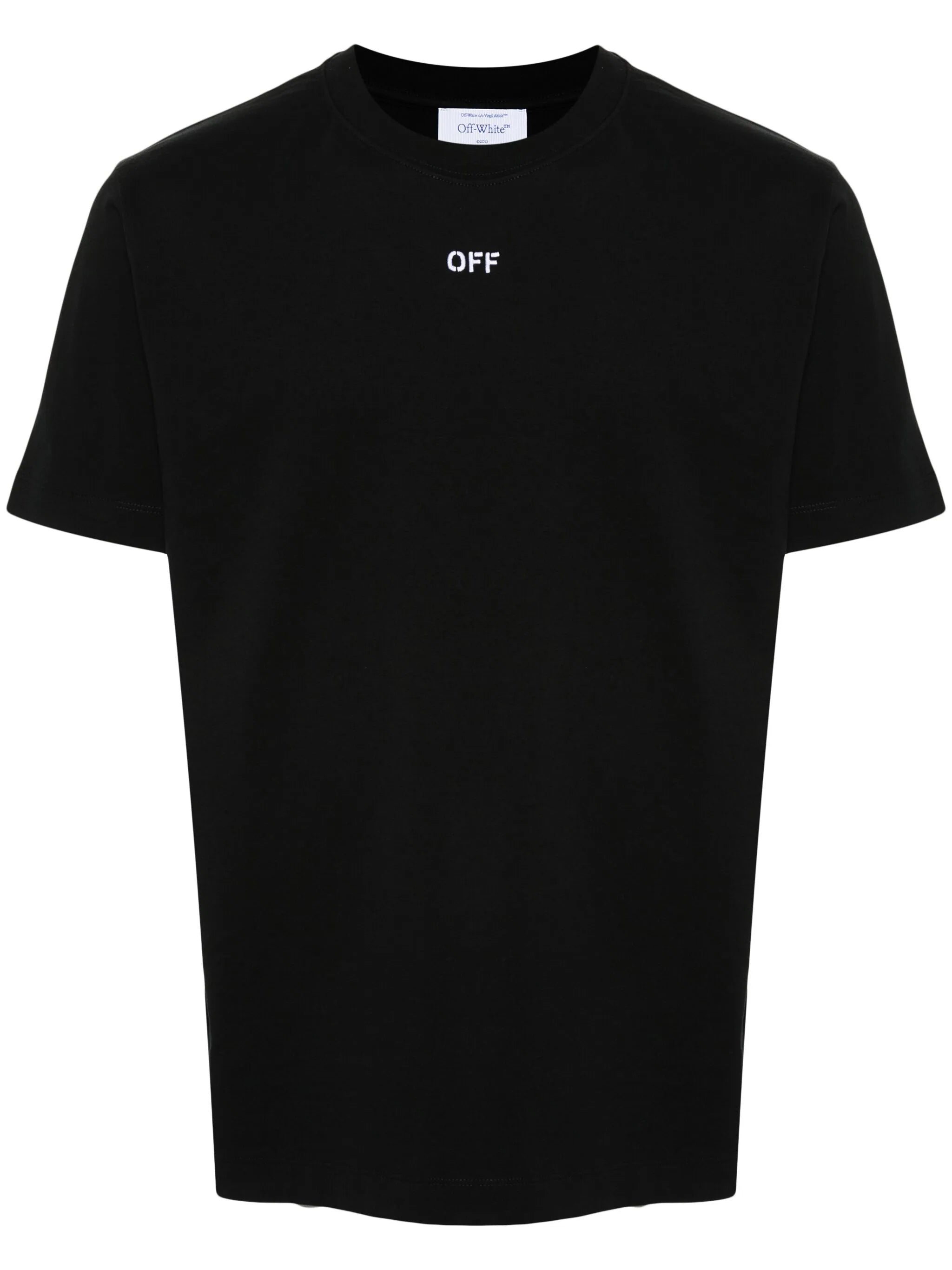 Off White OMAA027C99JER01A Man BLACK-WH T-shirts and Polos - Zuklat