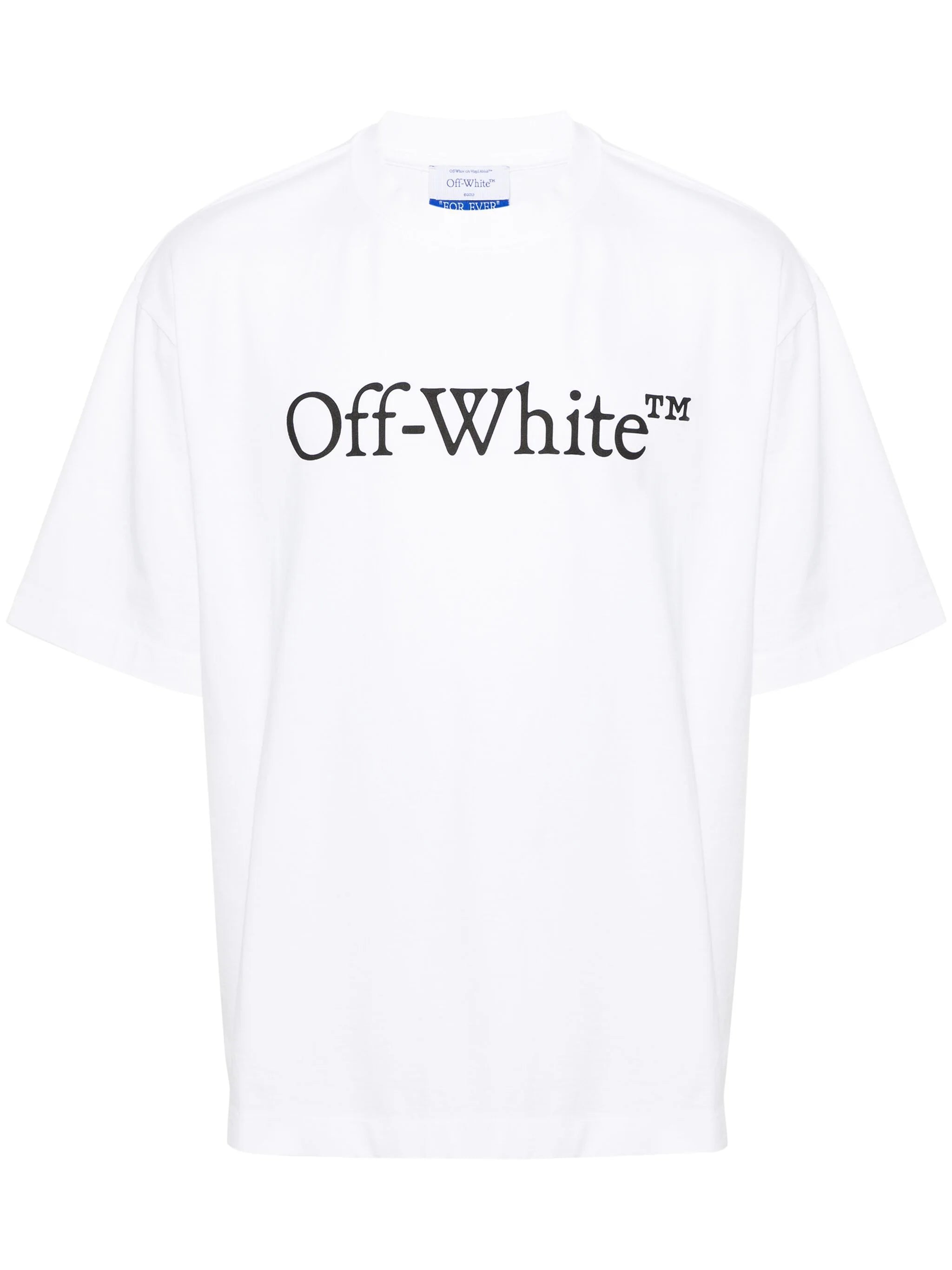 Off White OMAA120C99JER008 Man White blac T-shirts and Polos - Zuklat