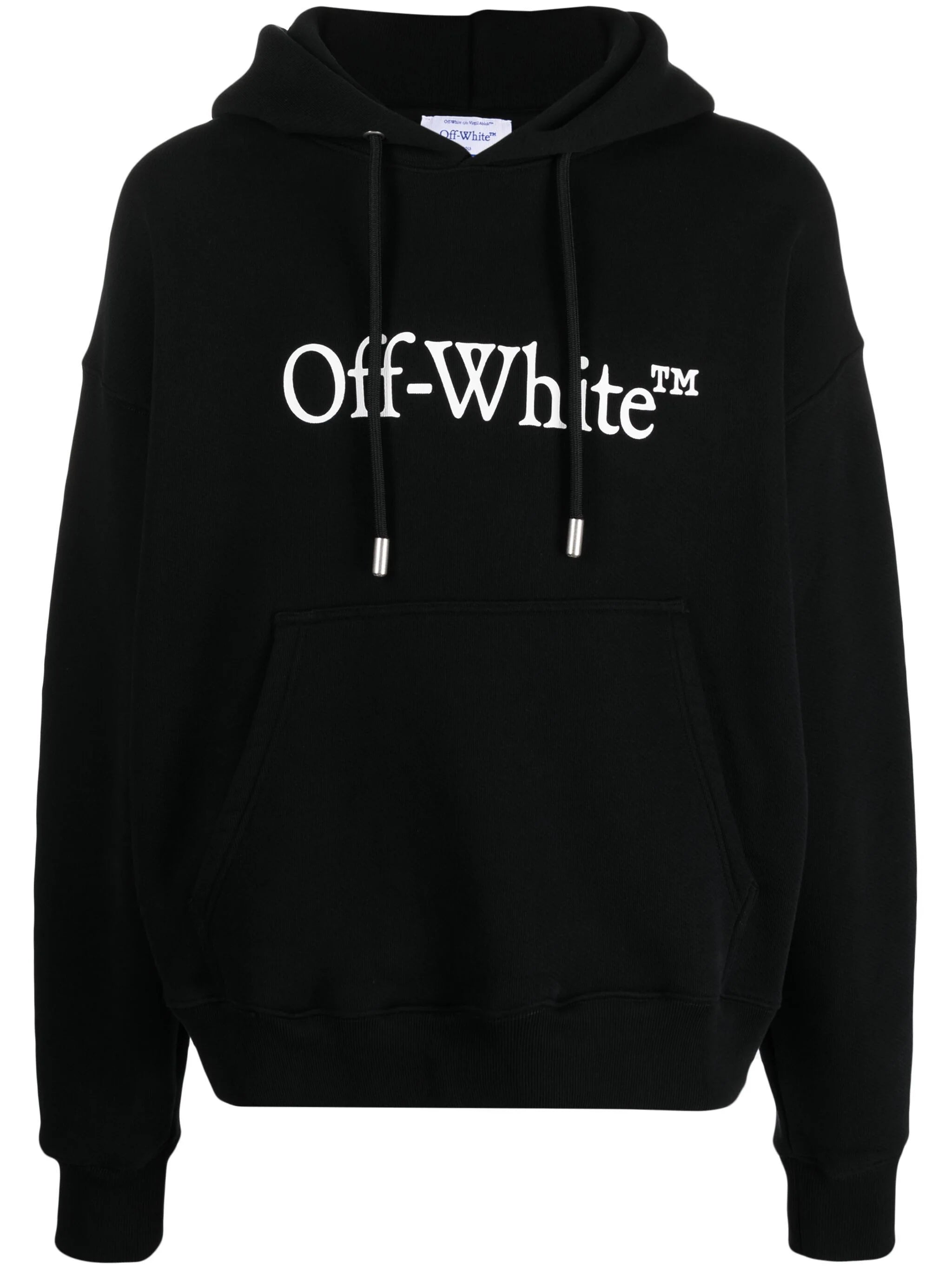 Off White OMBB085C99FLE012 Man Black whit Sweaters - Zuklat