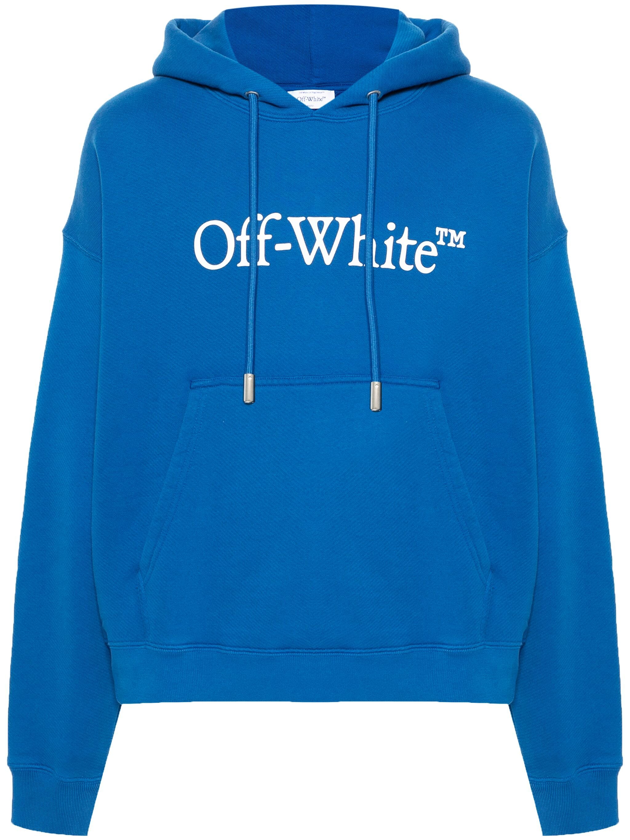 Off White OMBB085F24FLE003 Man True blue Sweaters - Zuklat