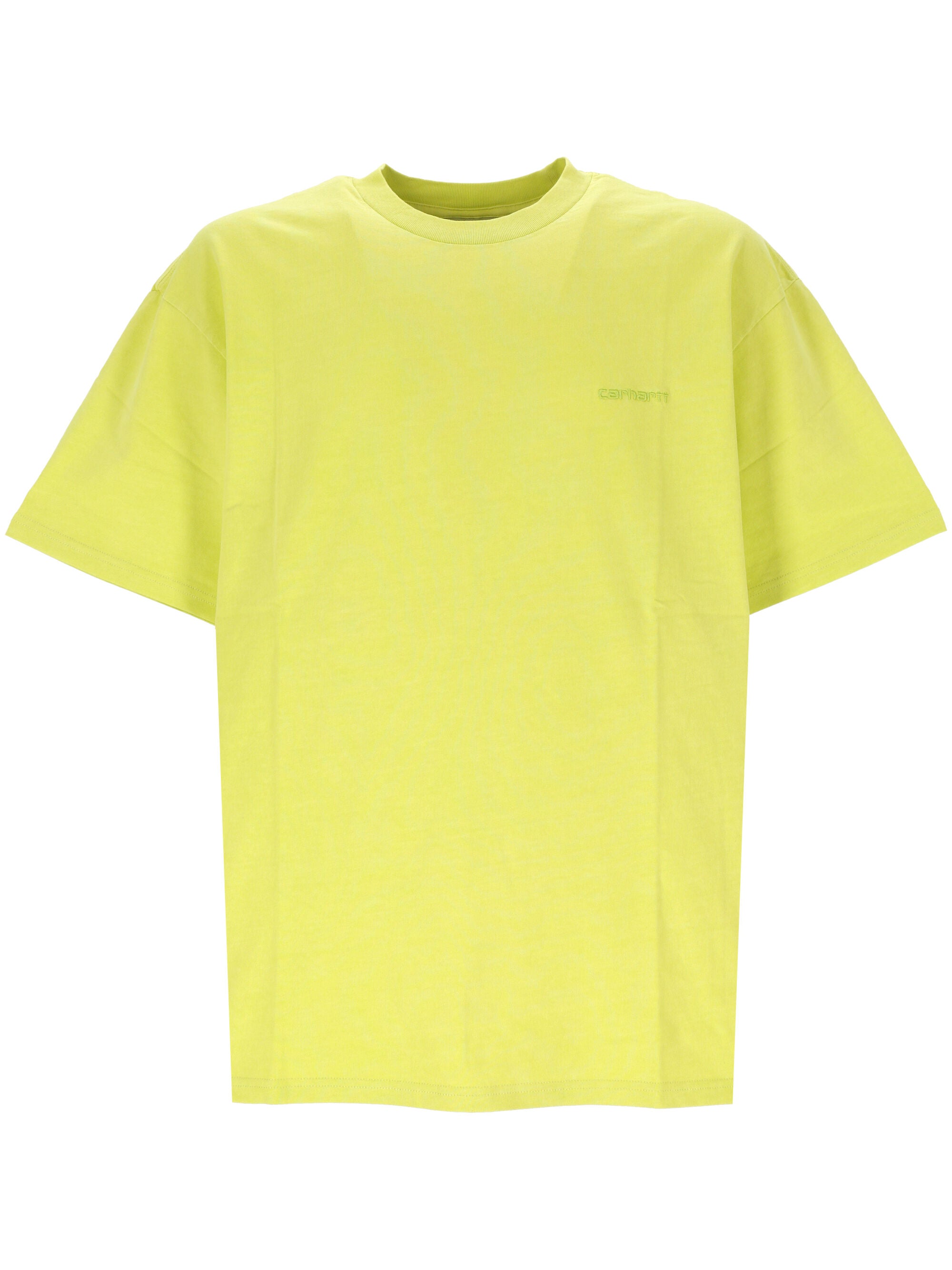 Carhartt WIP I033622 Unisex ARCTIC LIME GARMENT DYED T-shirts and Polos - Zuklat