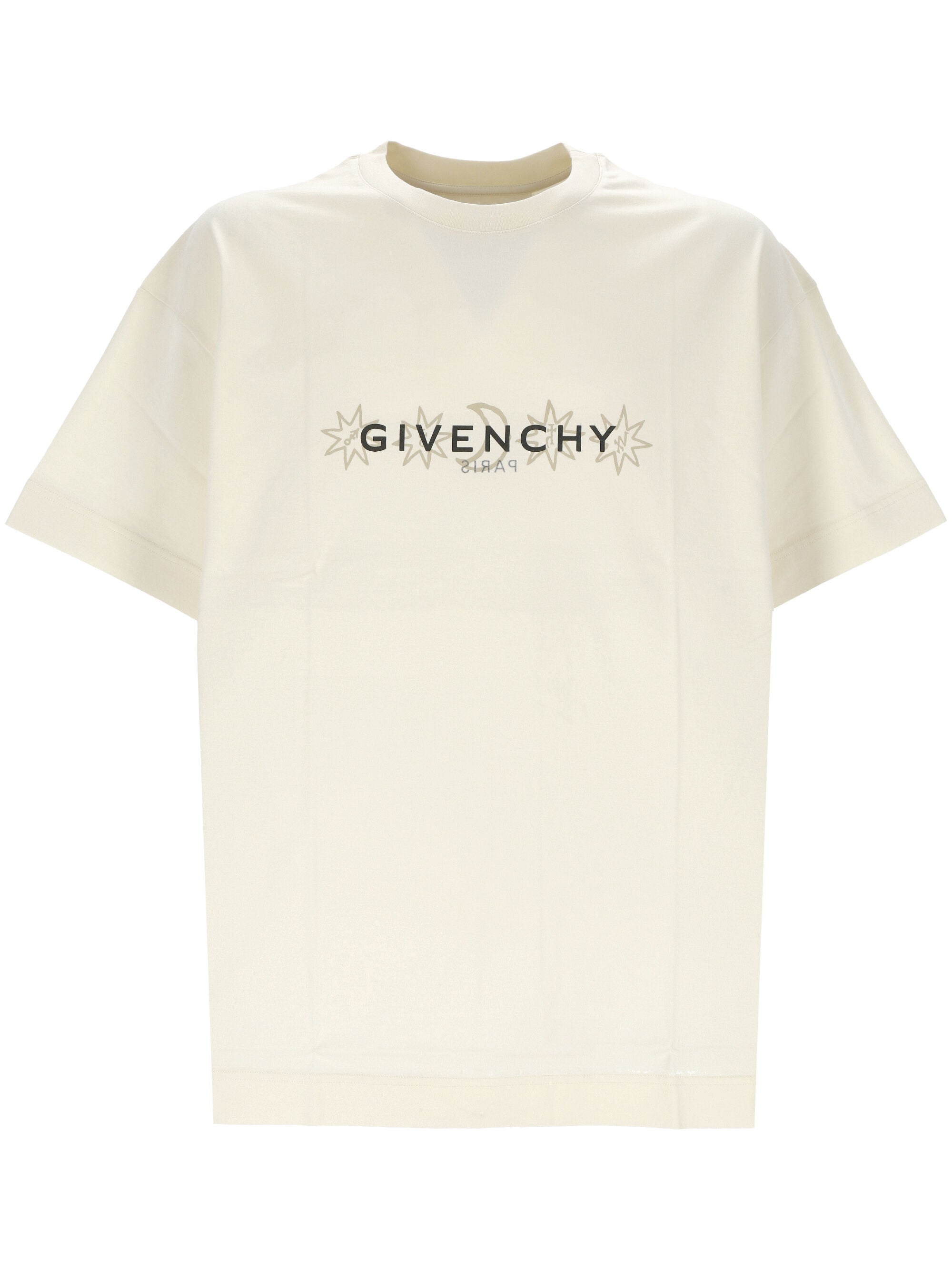 Givenchy BM71JA Man White T-shirts and Polos - Zuklat