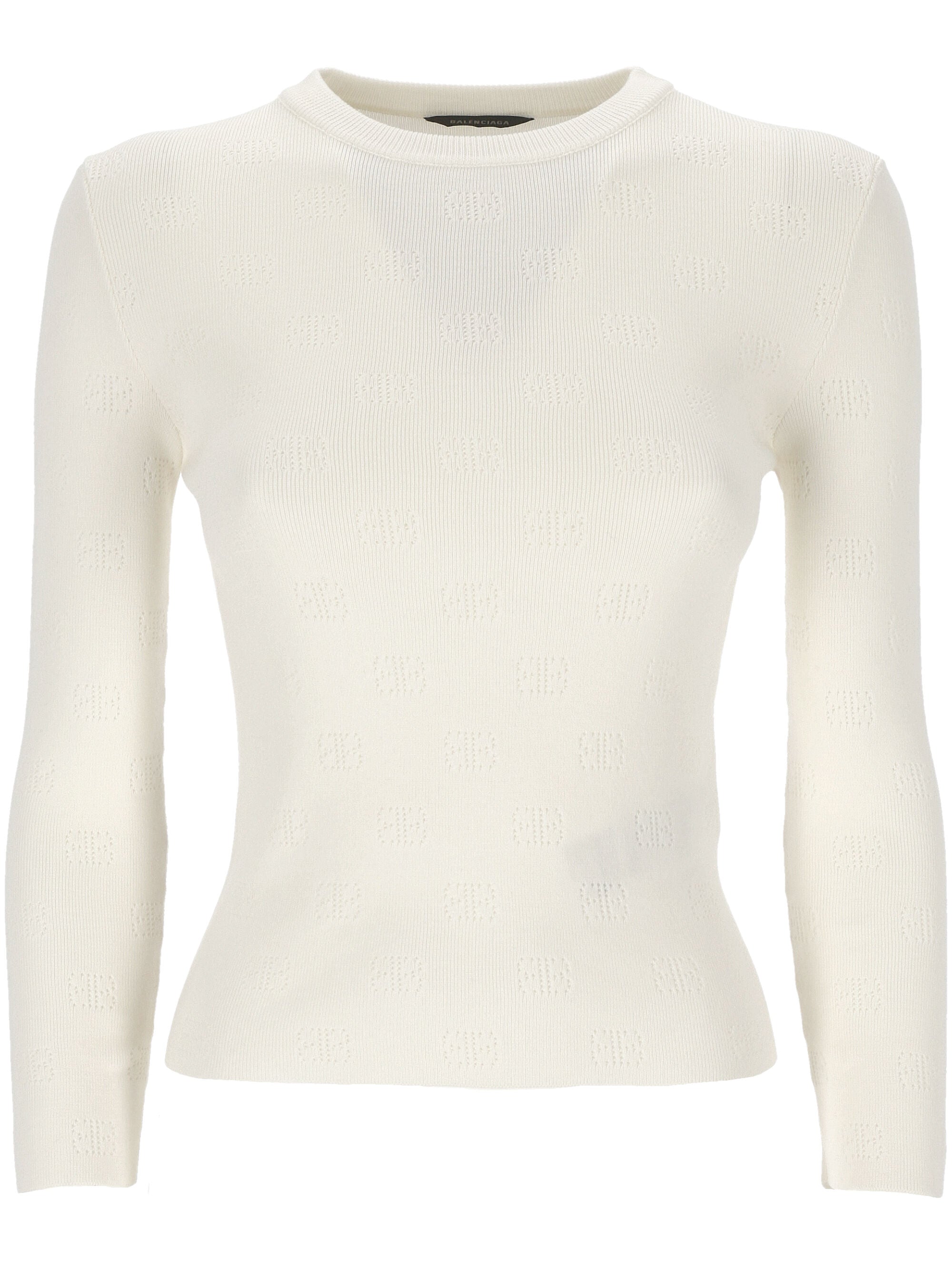 Balenciaga 793613 Woman White Sweaters - Zuklat