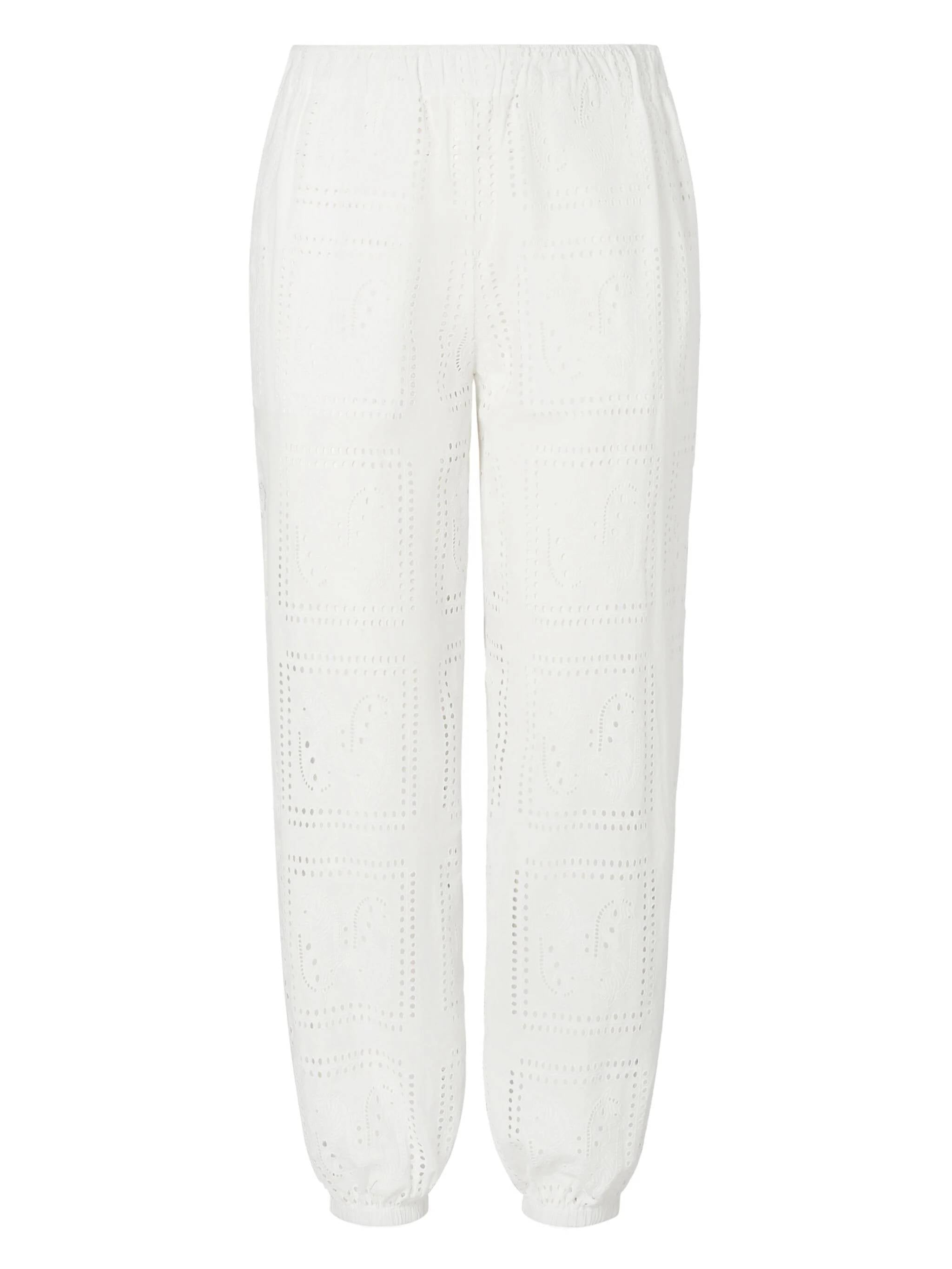 Tory Burch 160727 Woman White Trousers - Zuklat