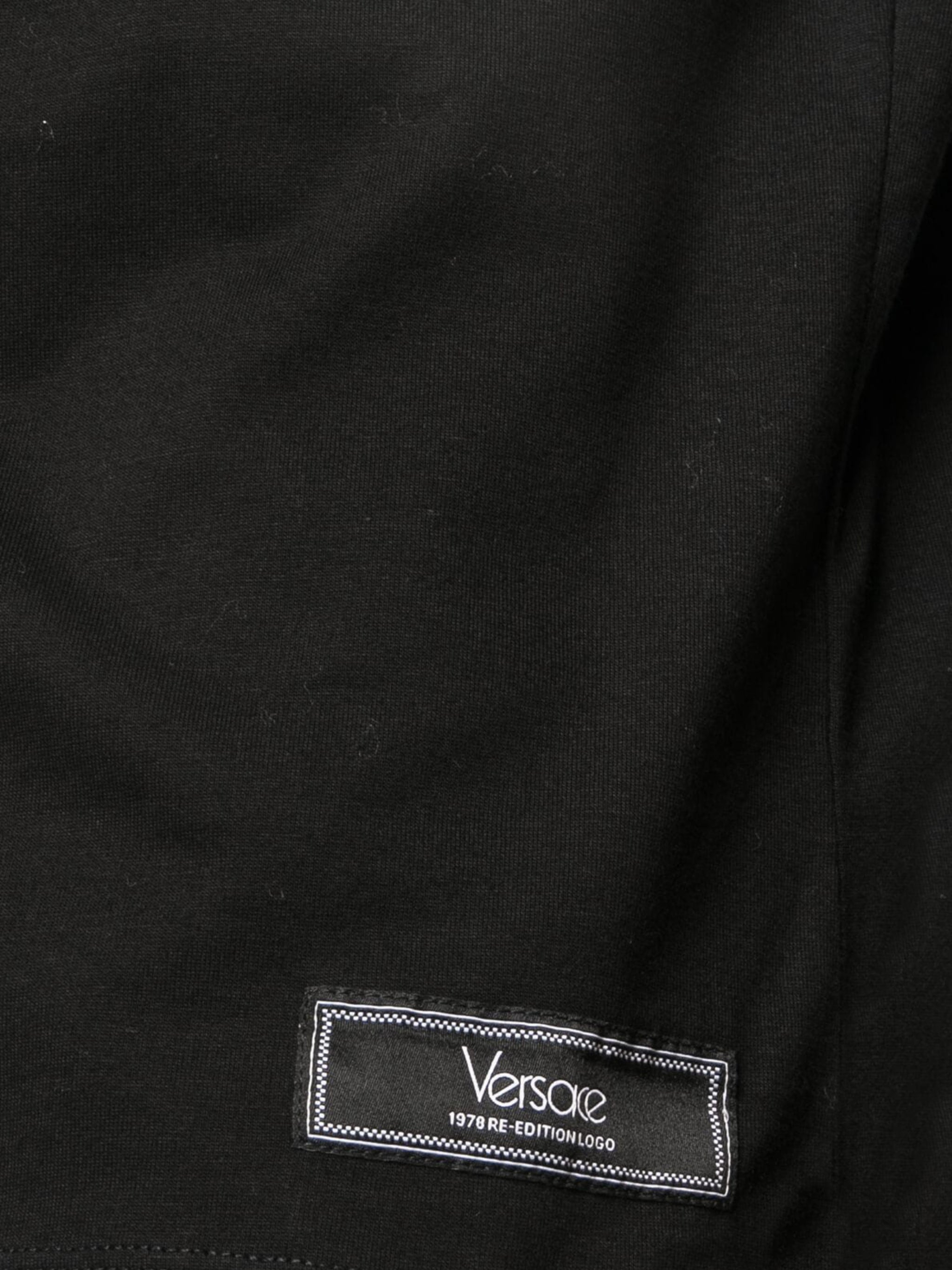 Versace 1012545 Man Black T-shirts and Polos - Zuklat