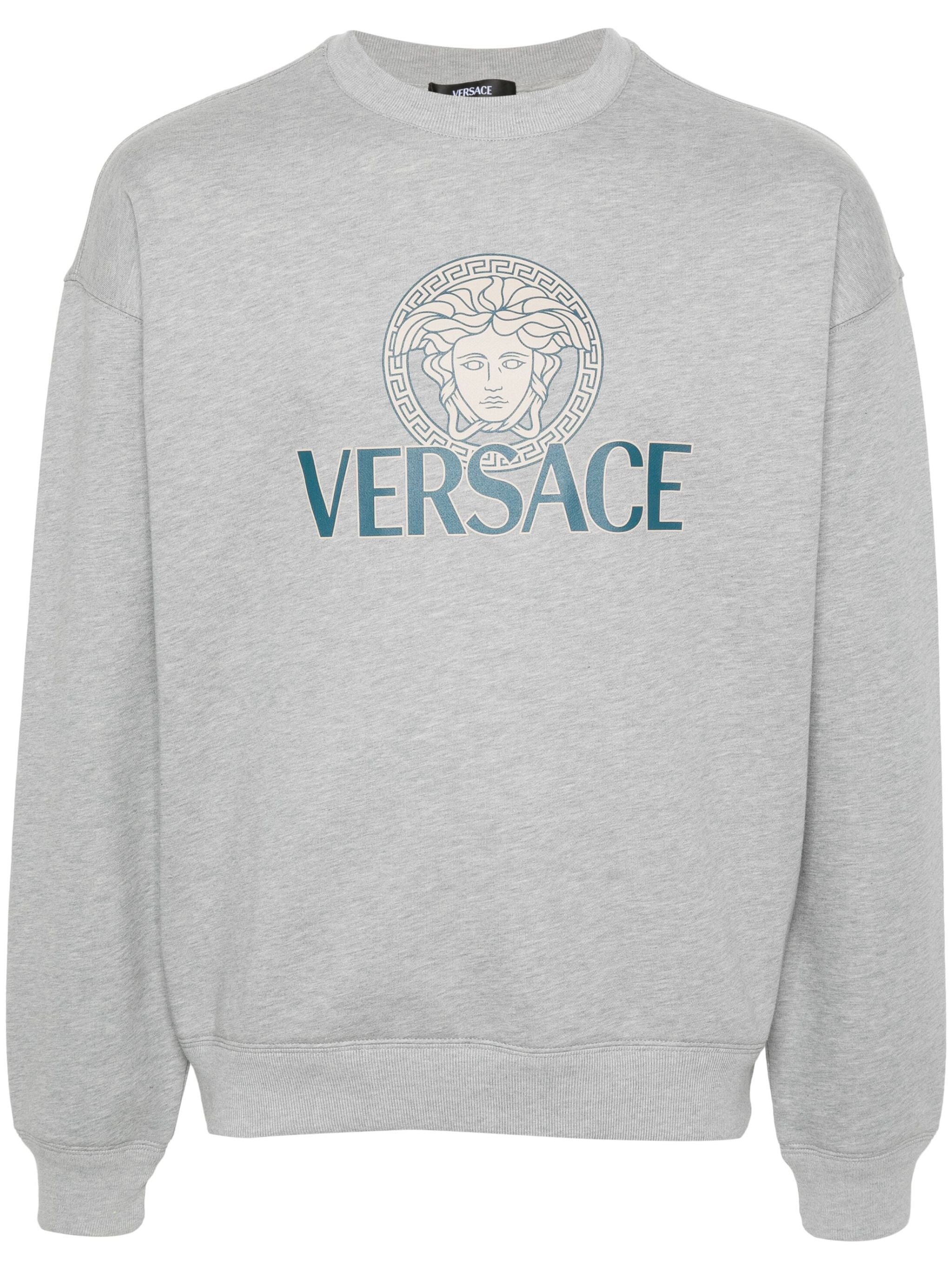 Versace 1013969 Man GRIGIO MELANGE CHIARO Sweaters - Zuklat