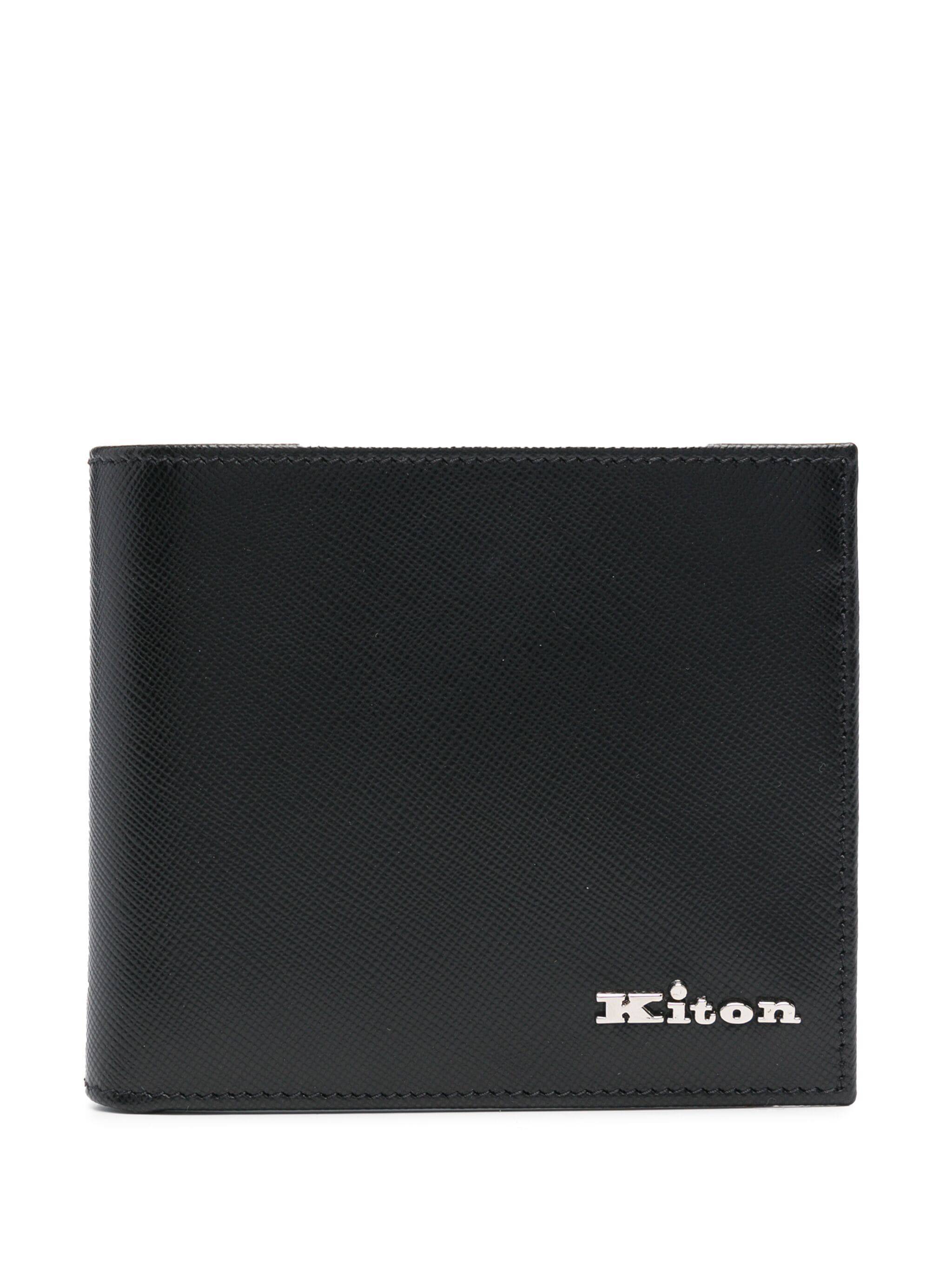 Kiton UPEA015N010030 Man Black Wallets - Zuklat