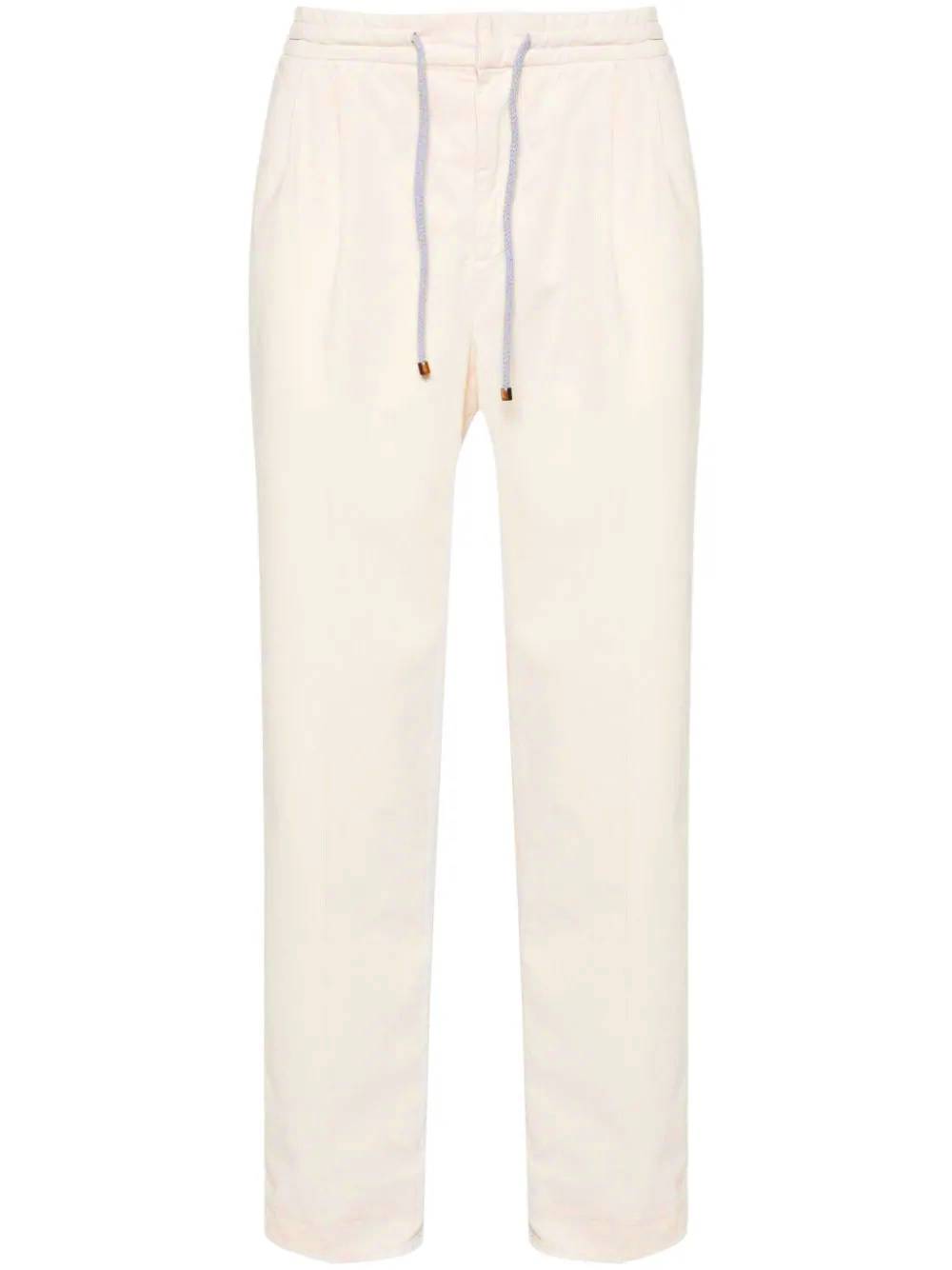 Brunello Cucinelli M279DE1710 Man White Trousers - Zuklat