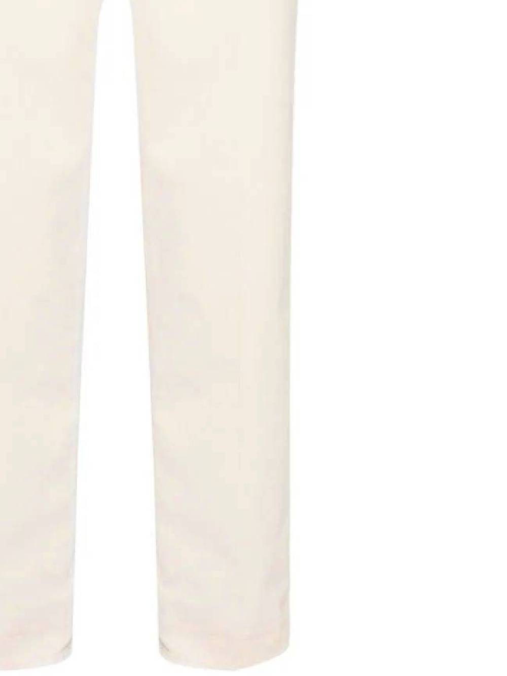 Brunello Cucinelli M279DE1710 Man White Trousers - Zuklat