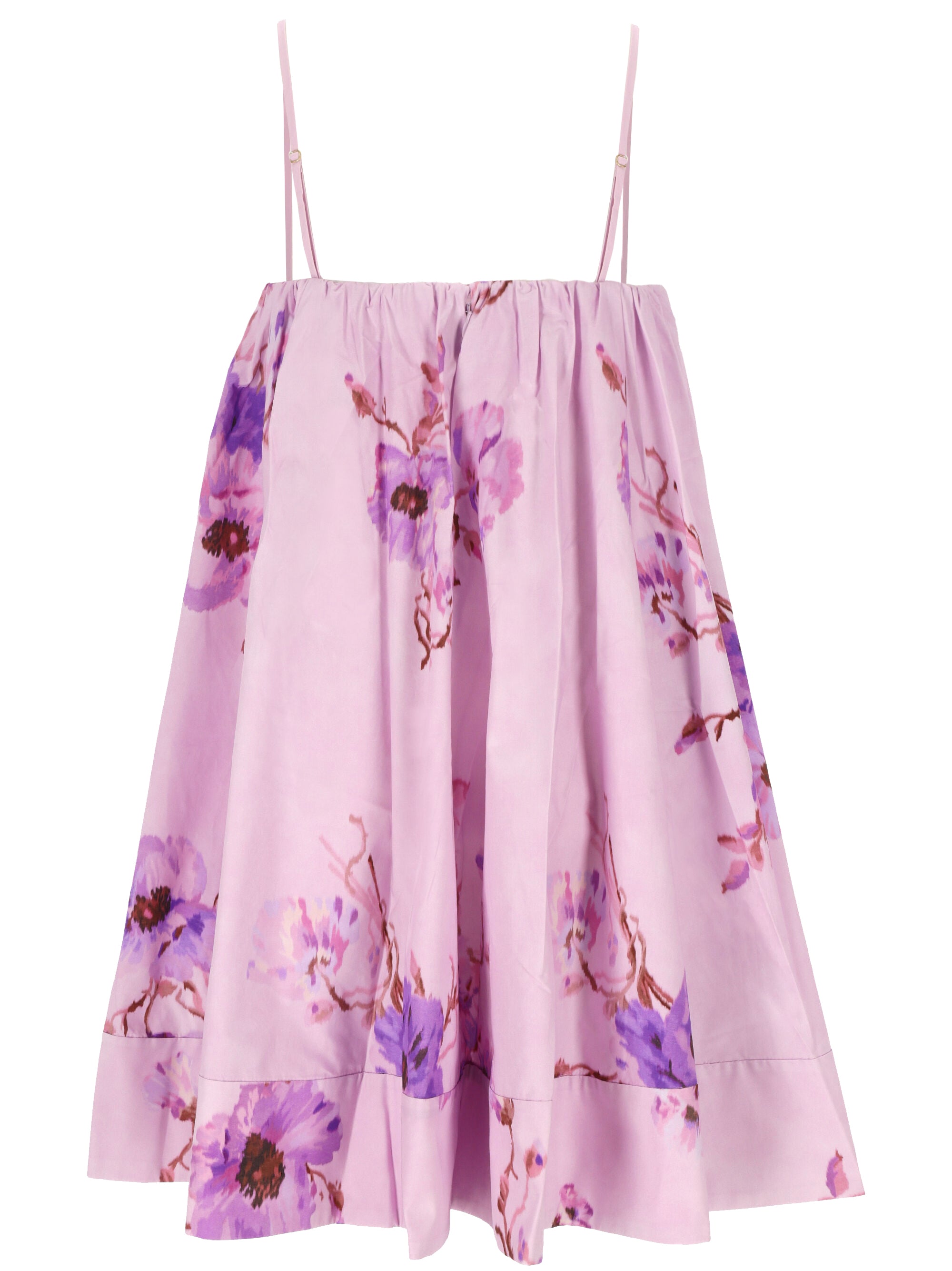 Zimmermann 1393DSS246 Woman Purple Floral Dresses - Zuklat