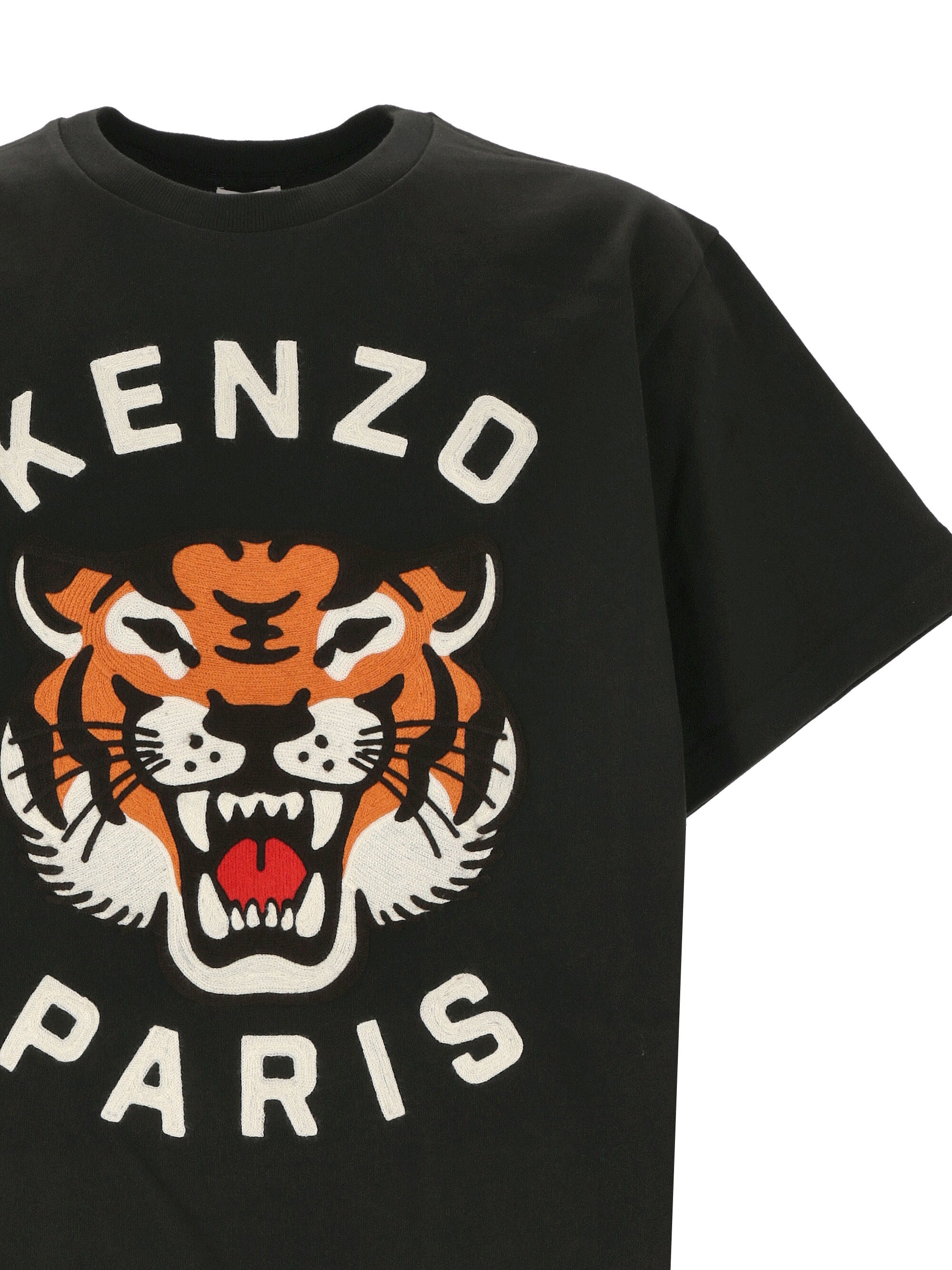 Kenzo FE68TS0084SI Unisex Black T-shirts and Polos - Zuklat