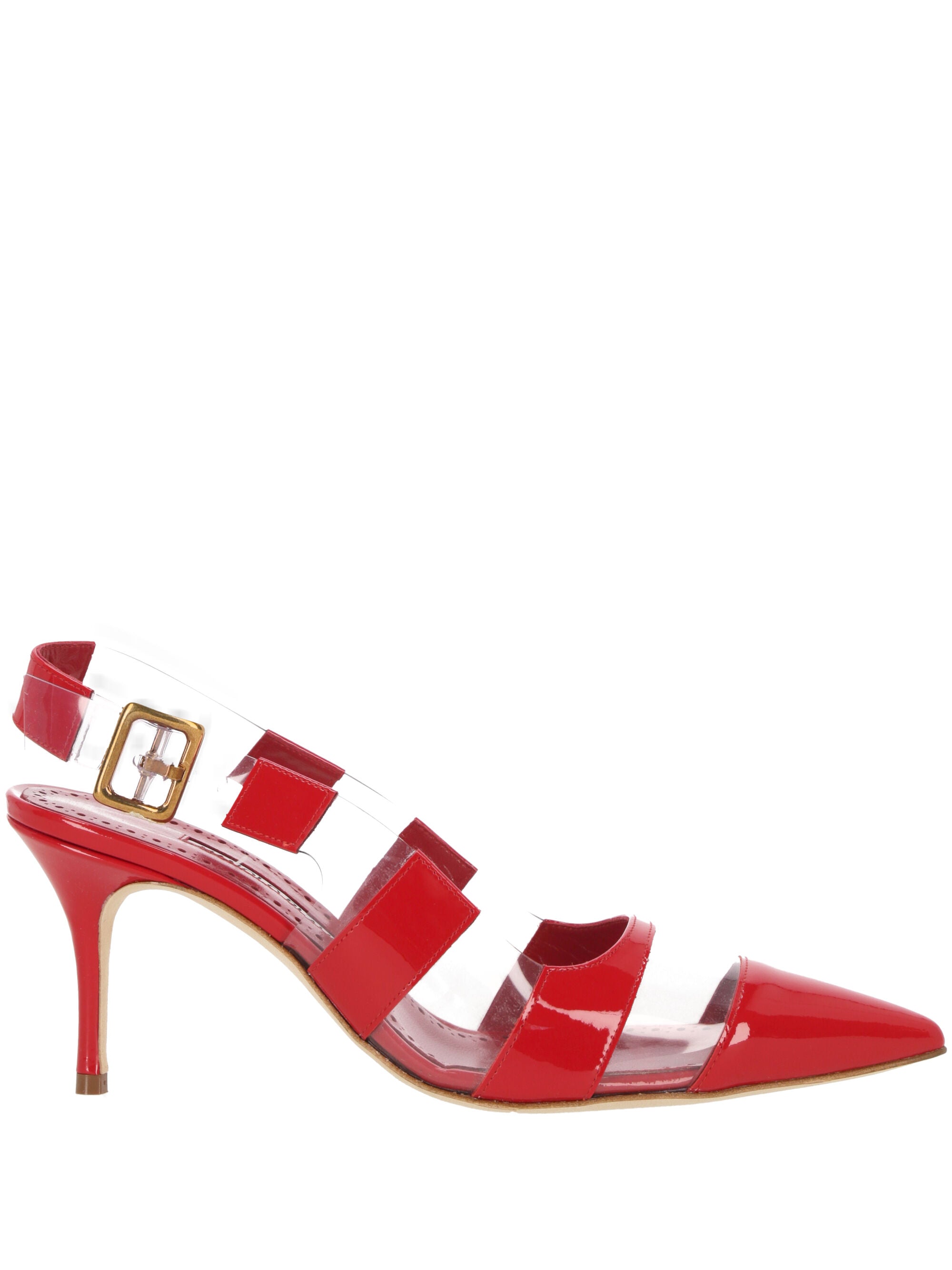 Manolo Blahnik 2241626 Woman BRED/LGRY Sandals - Zuklat