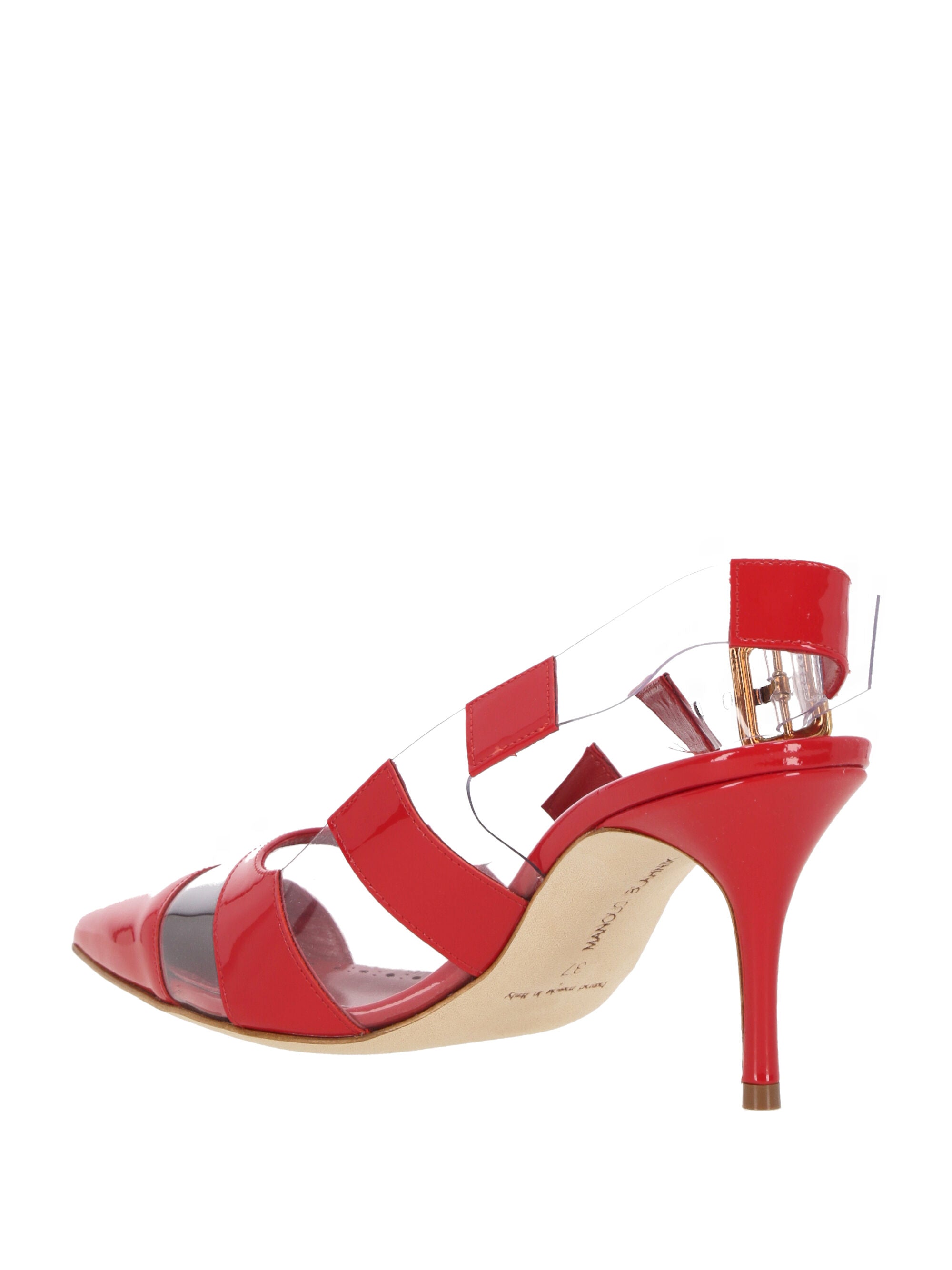 Manolo Blahnik 2241626 Woman BRED/LGRY Sandals - Zuklat