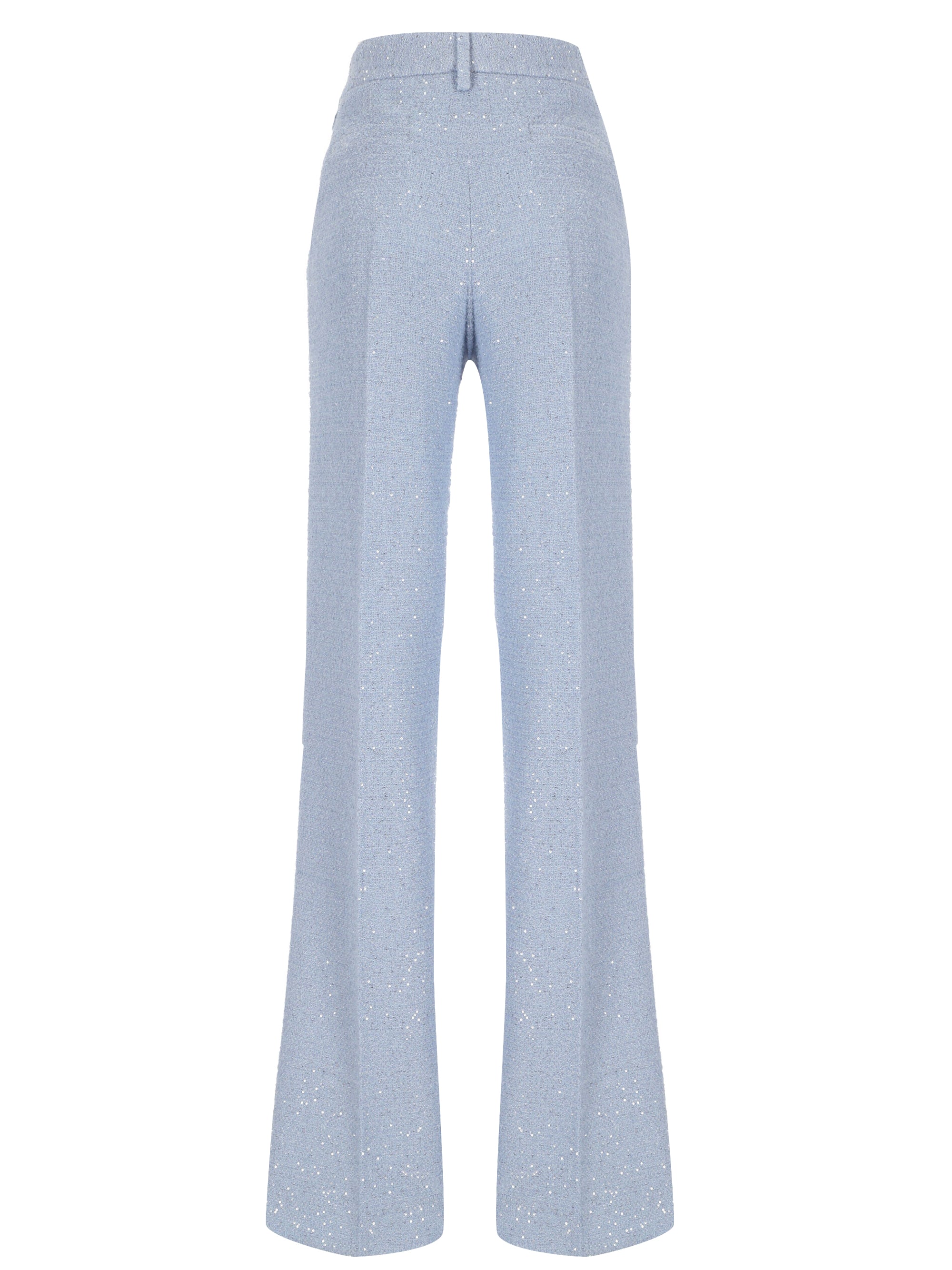 Alessandra Rich FABX3841 Woman Blue Trousers - Zuklat