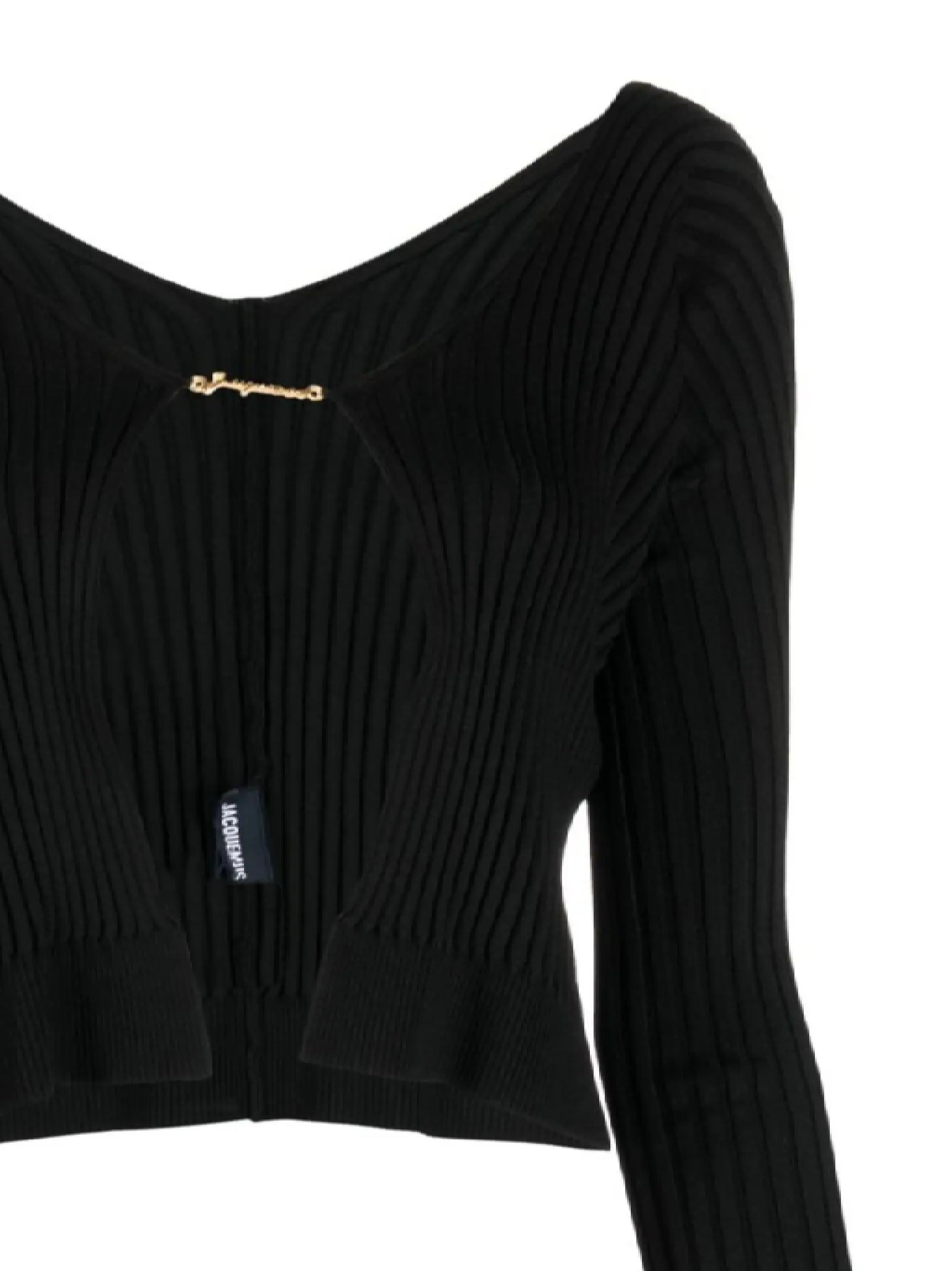 JACQUEMUS 223KN500 Woman Black Sweaters - Zuklat