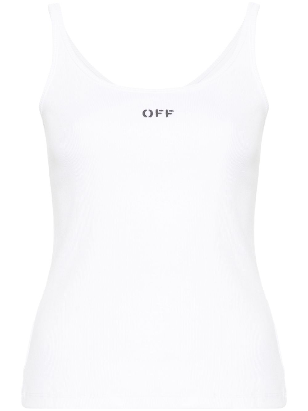 Off White OWAD072C99JER002 Woman White blac Top - Zuklat