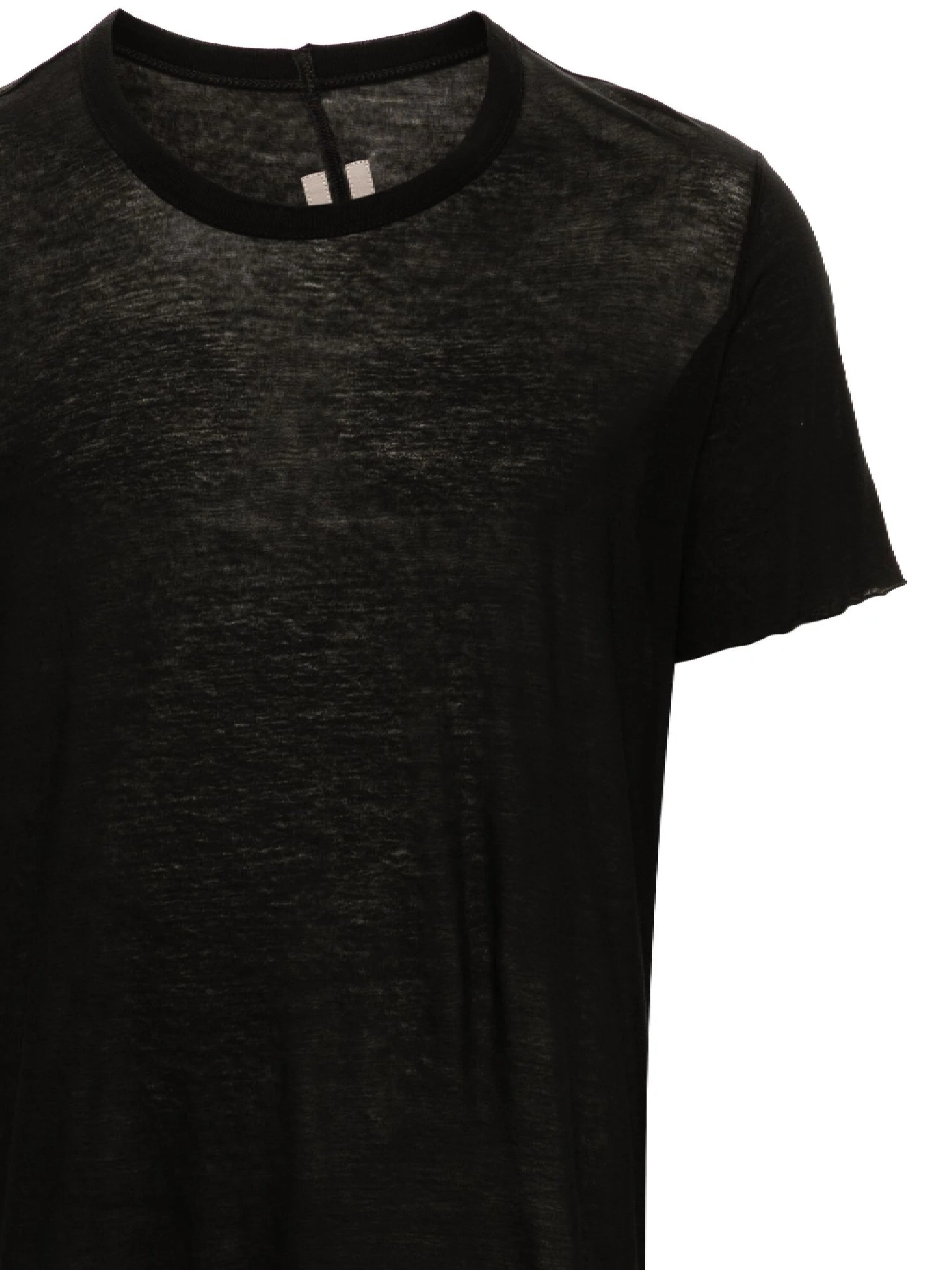 Rick Owens RU02D6251 Man Black T-shirts and Polos - Zuklat