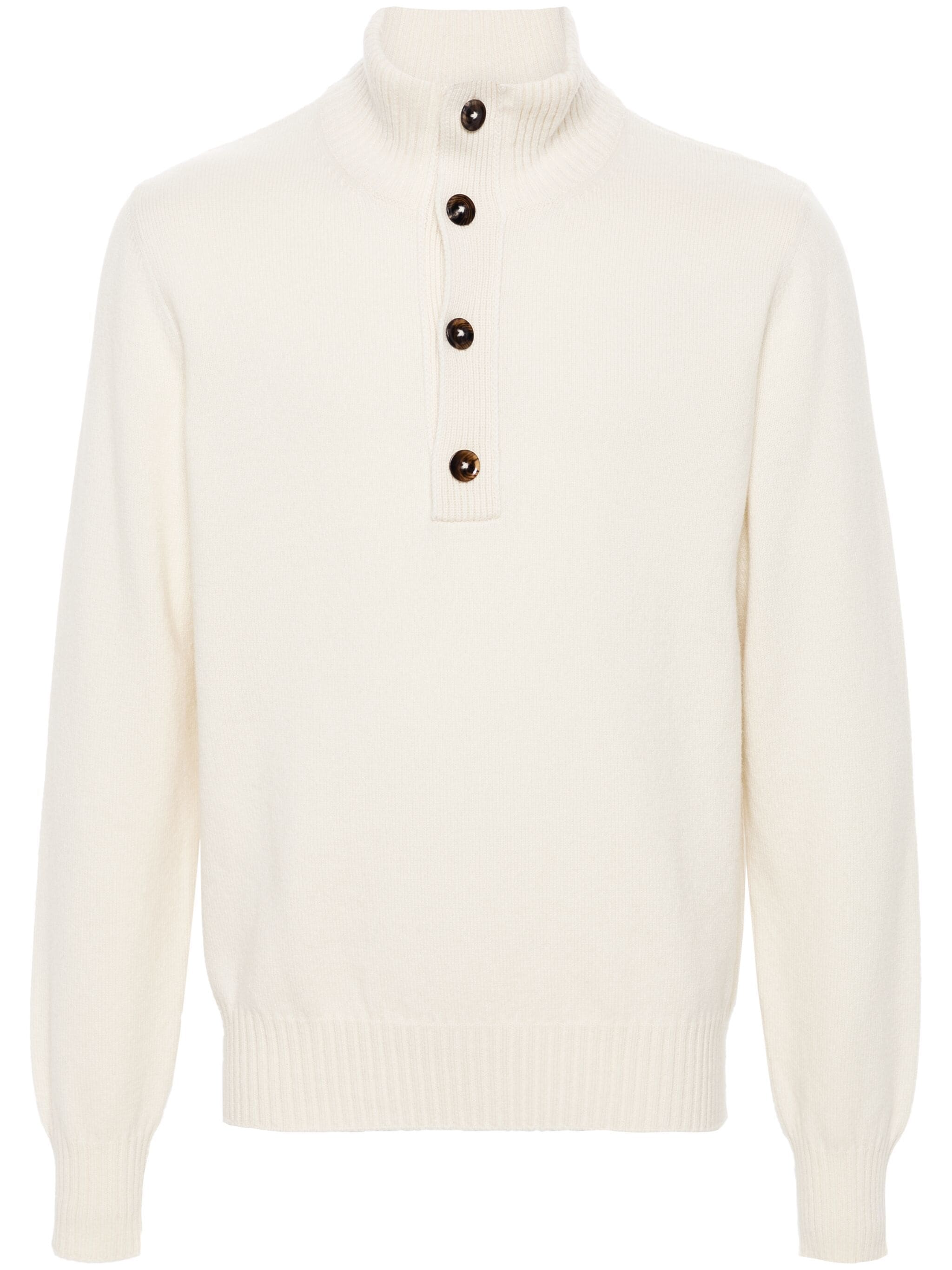 Tom Ford KTL004YMW047F24 Man White Sweaters - Zuklat