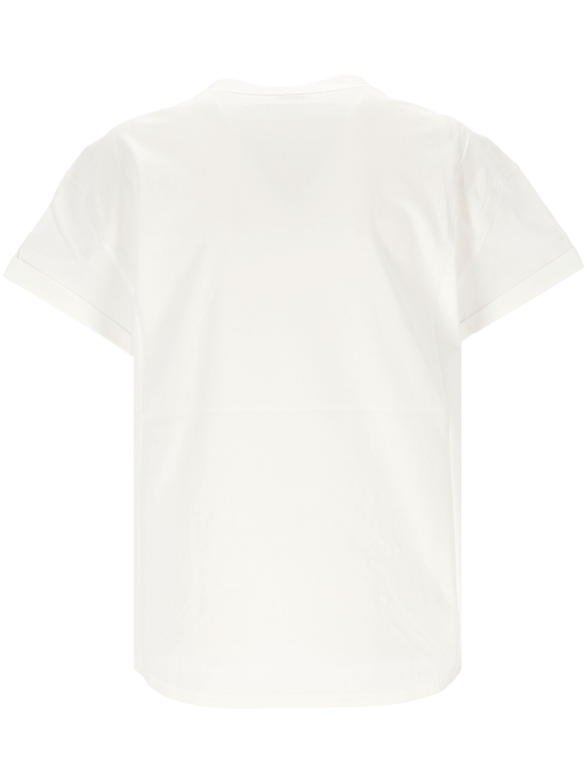 Brunello Cucinelli M0T81FL900 Woman White T-shirts and Polos - Zuklat