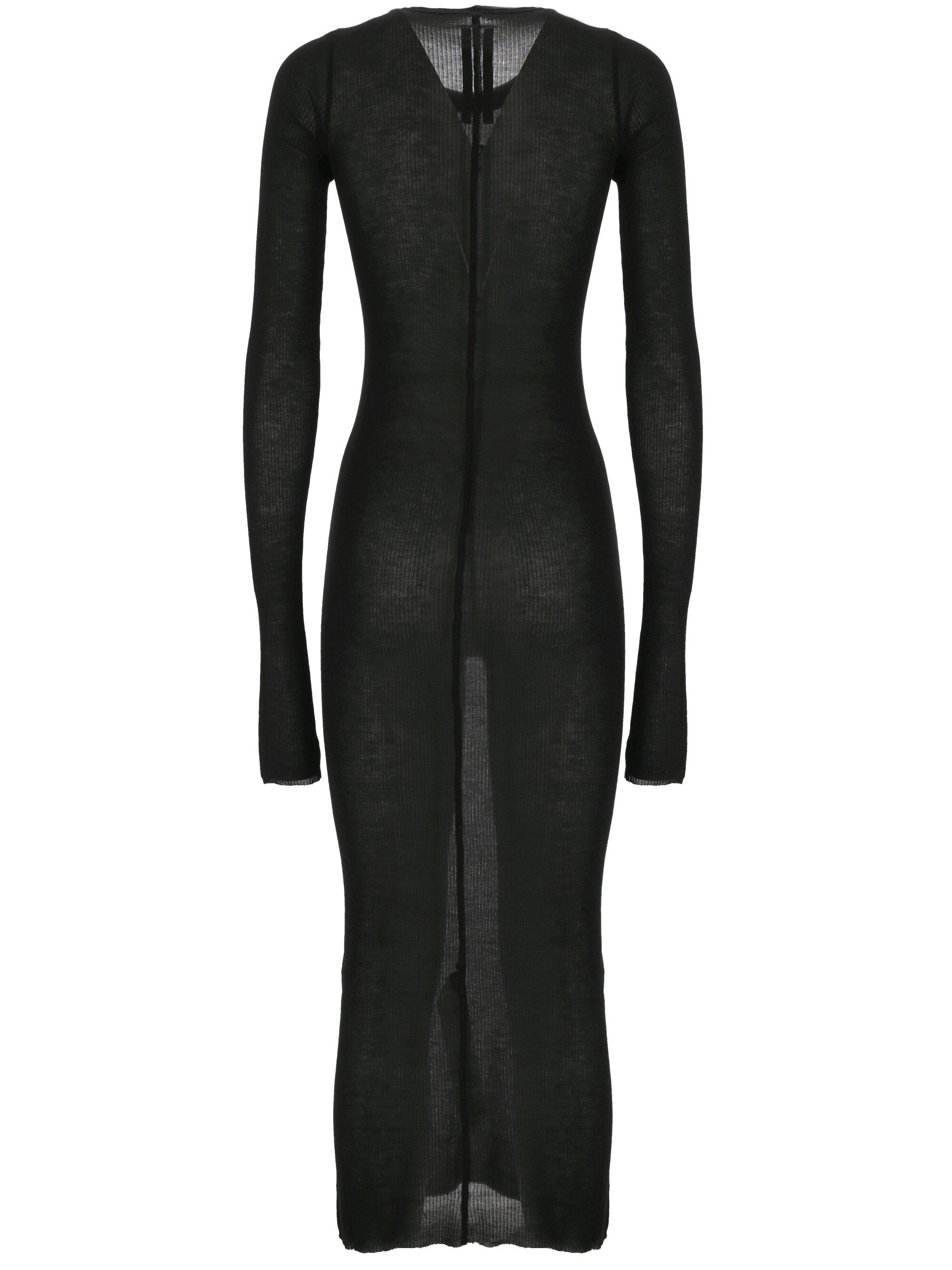 Rick Owens RP02D3546 Woman Black Dresses - Zuklat