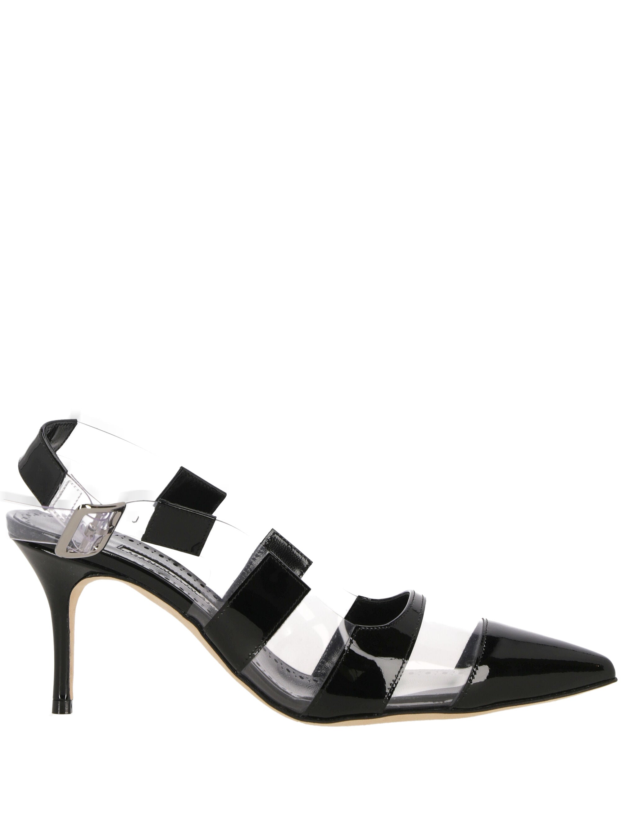 Manolo Blahnik 2241626 Woman BLCK/LGRY Sandals - Zuklat