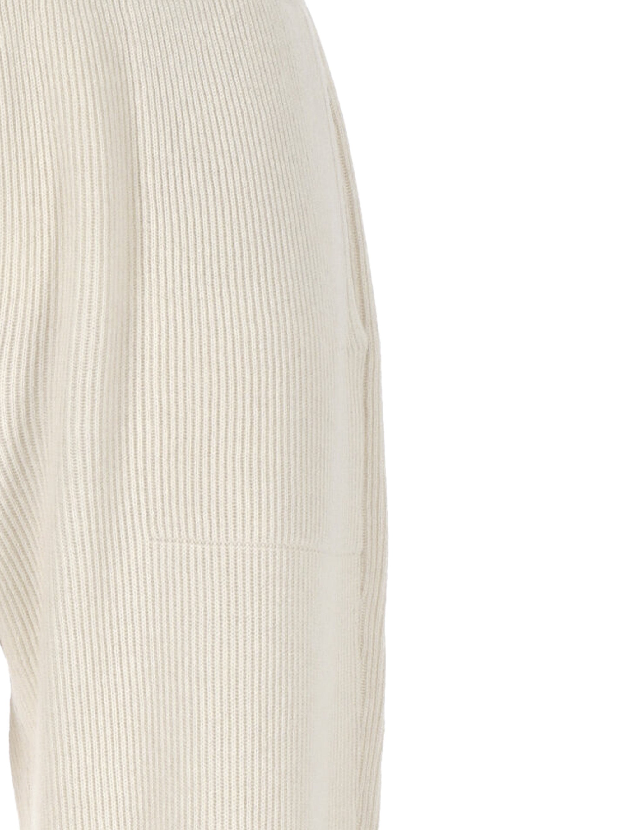 Brunello Cucinelli M12192689 Woman White Trousers - Zuklat