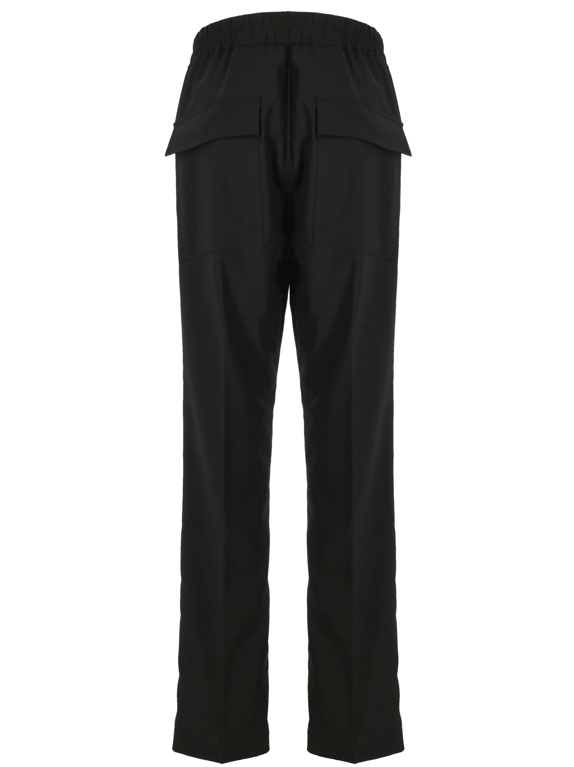 Rick Owens RU02D6390 Man Black Trousers - Zuklat