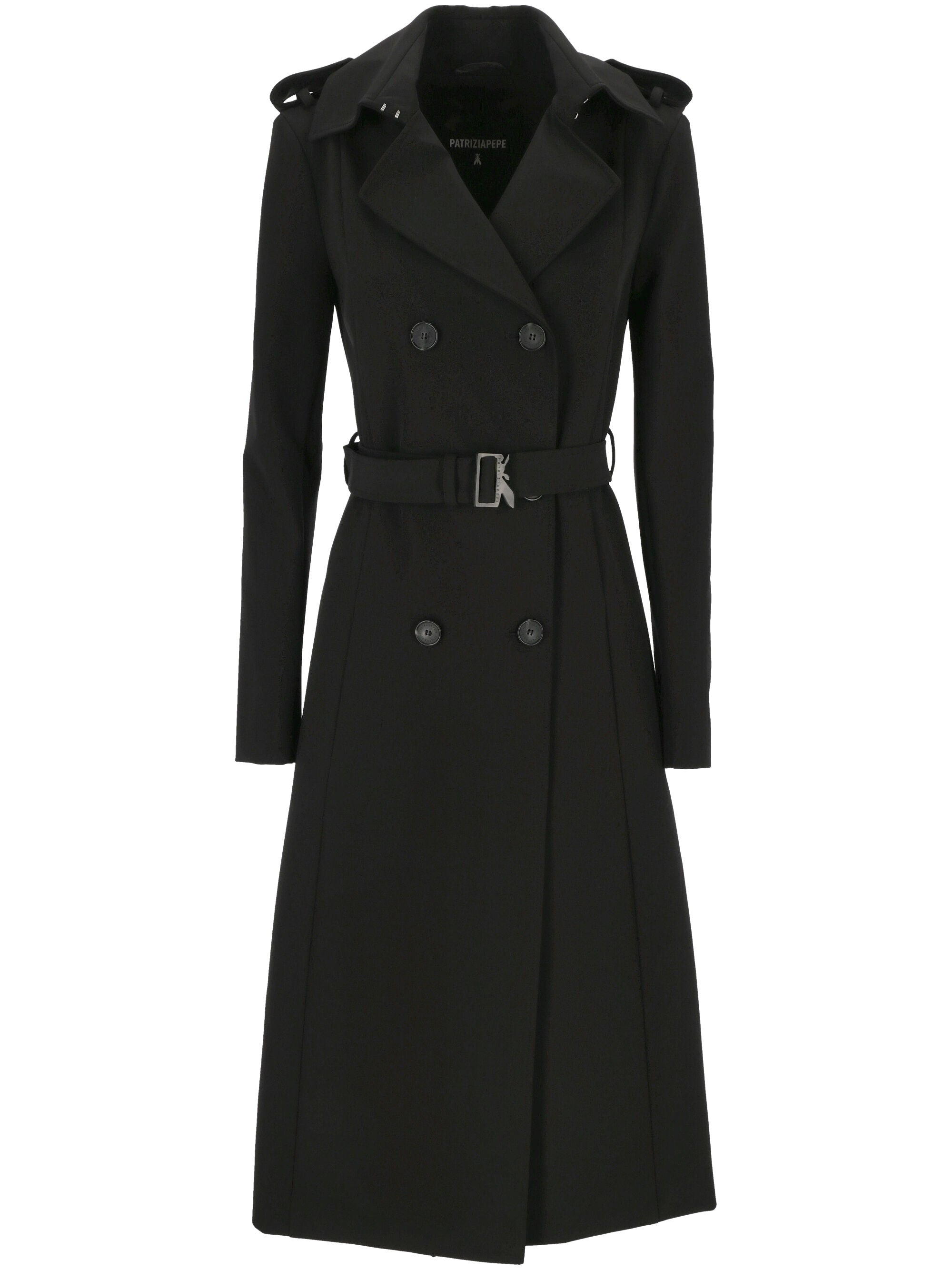 Patrizia Pepe 8O0137 Woman Black Coats - Zuklat