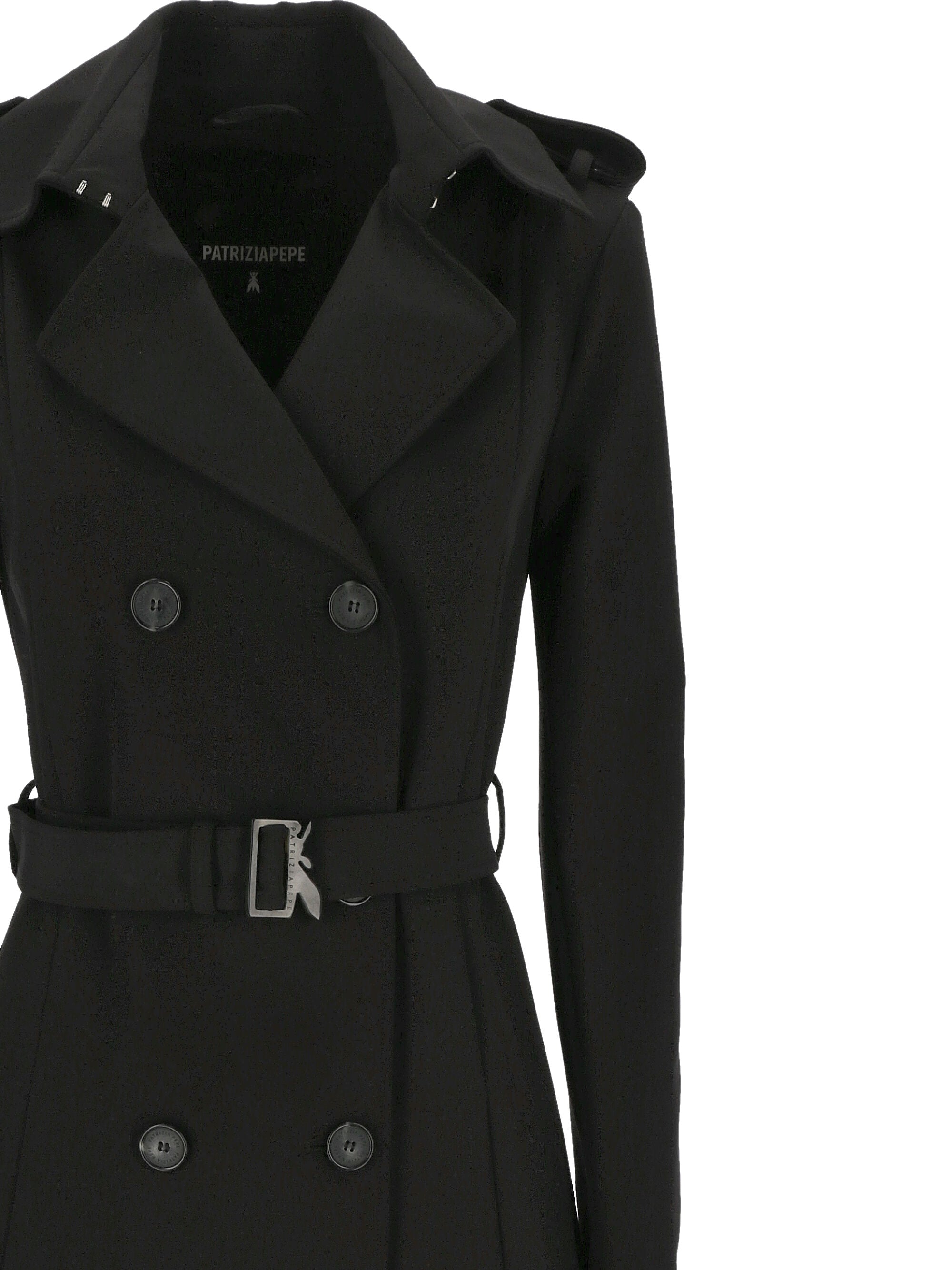 Patrizia Pepe 8O0137 Woman Black Coats - Zuklat