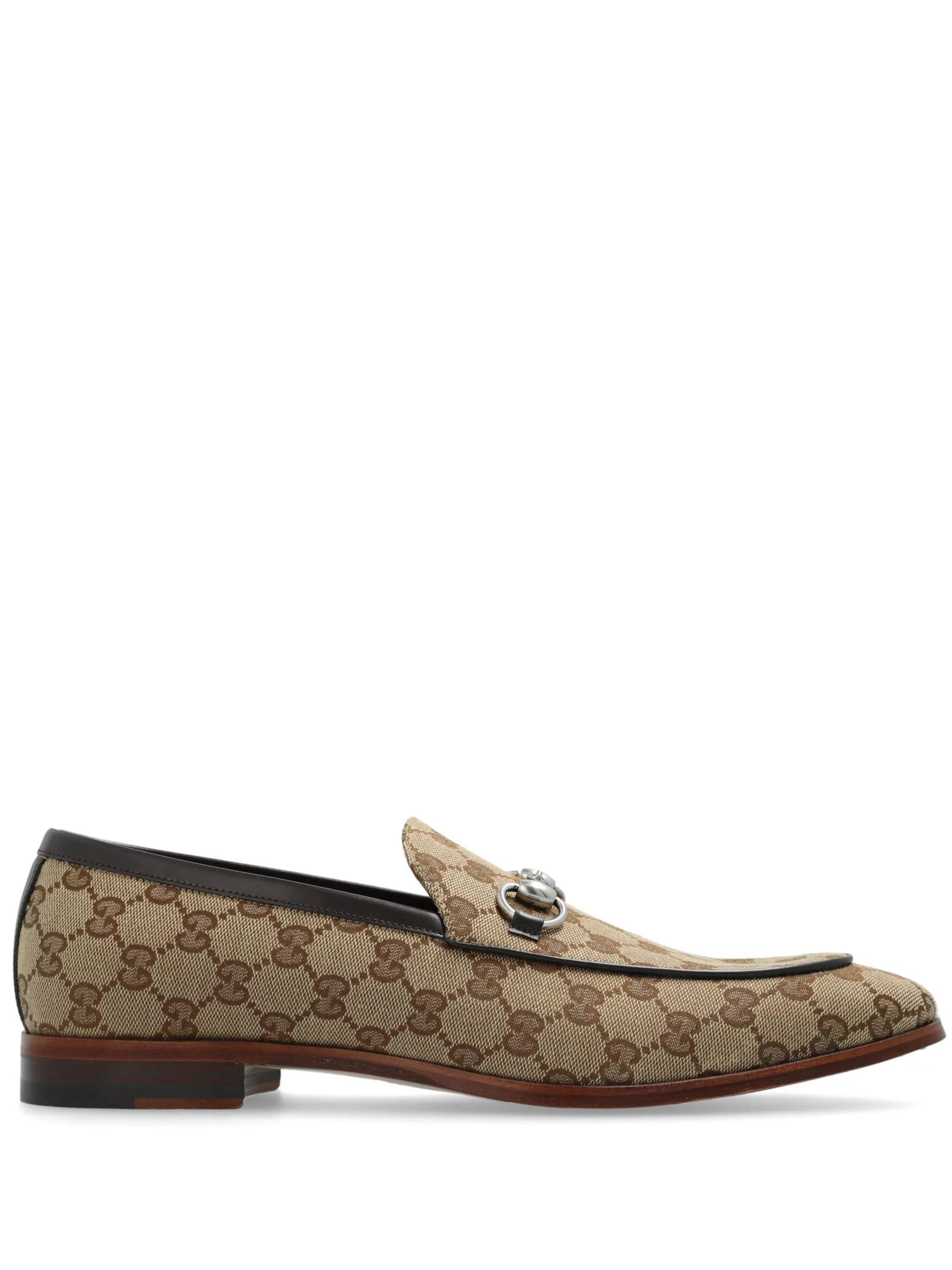 Gucci 795117 Man BEIGE/EBONY/COCOA Flat shoes - Zuklat