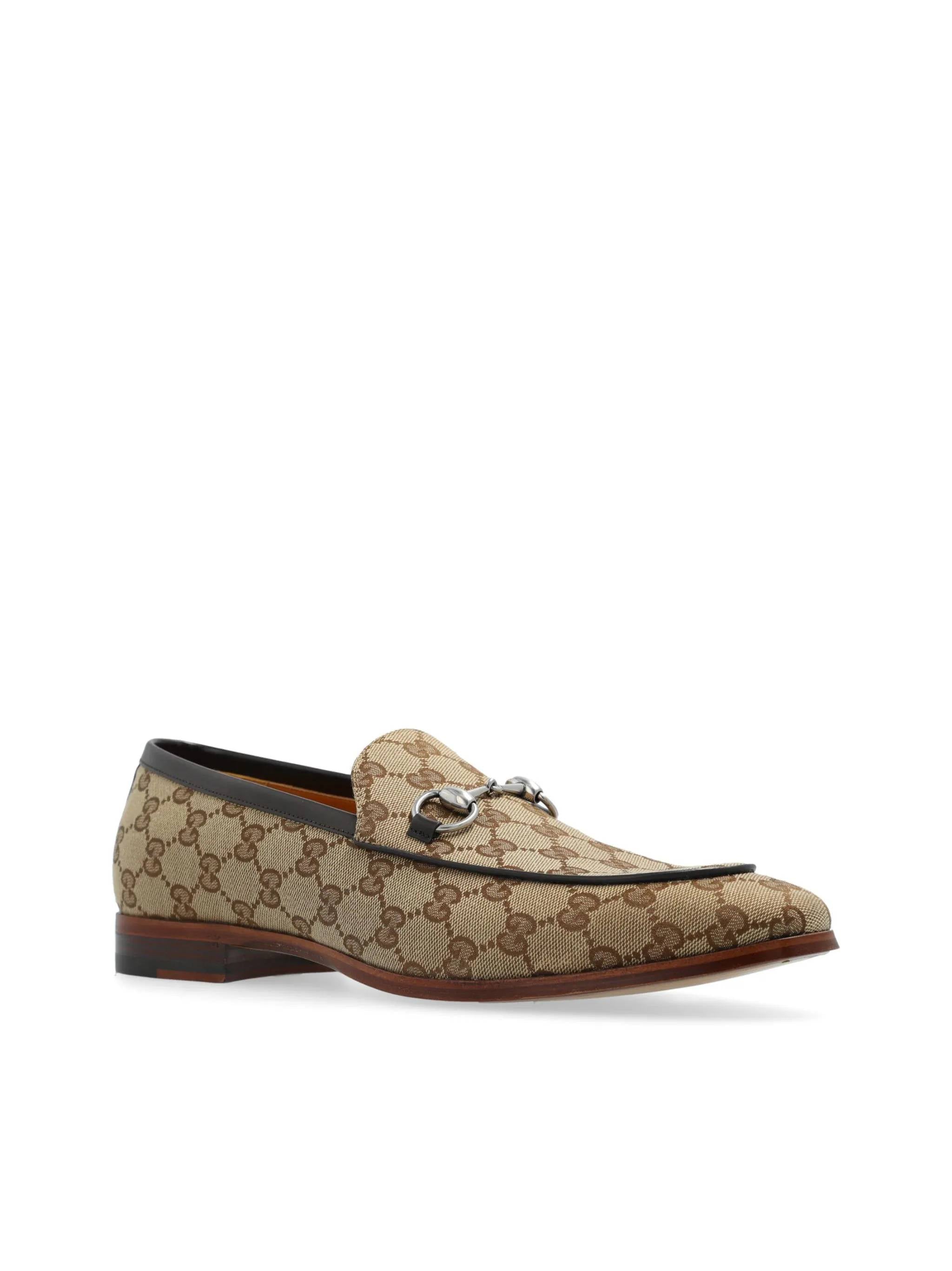 Gucci 795117 Man BEIGE/EBONY/COCOA Flat shoes - Zuklat