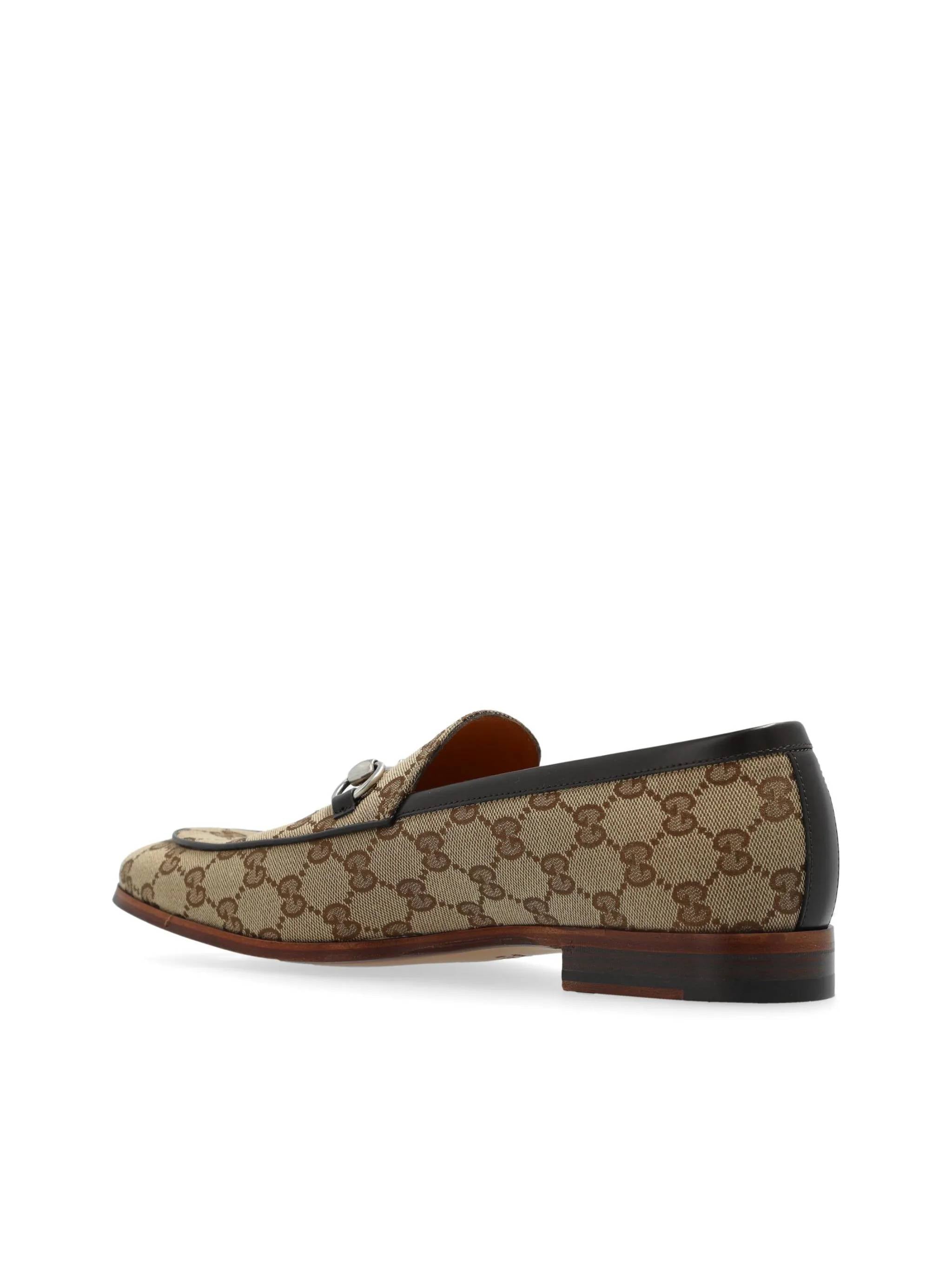 Gucci 795117 Man BEIGE/EBONY/COCOA Flat shoes - Zuklat