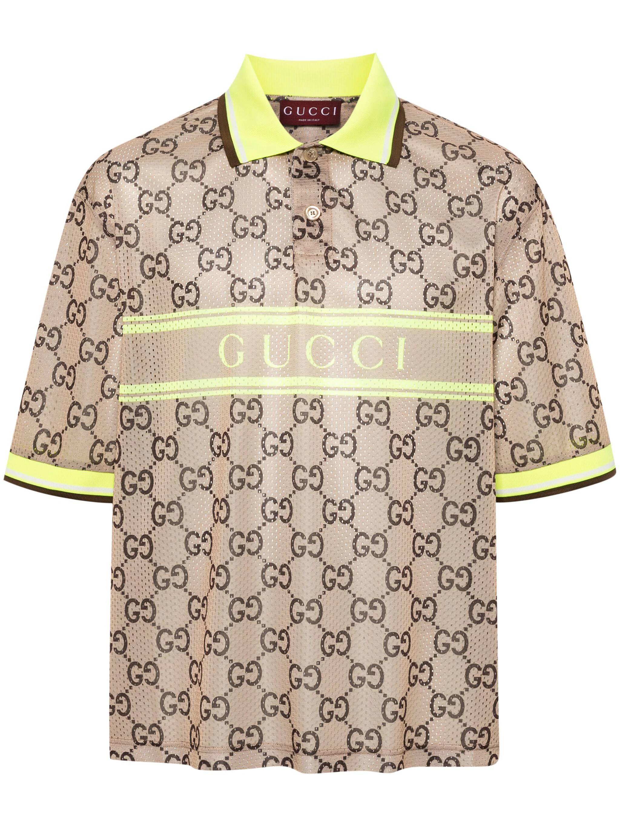 Gucci 787890 Man BEIGE/EBONY/MC T-shirts and Polos - Zuklat