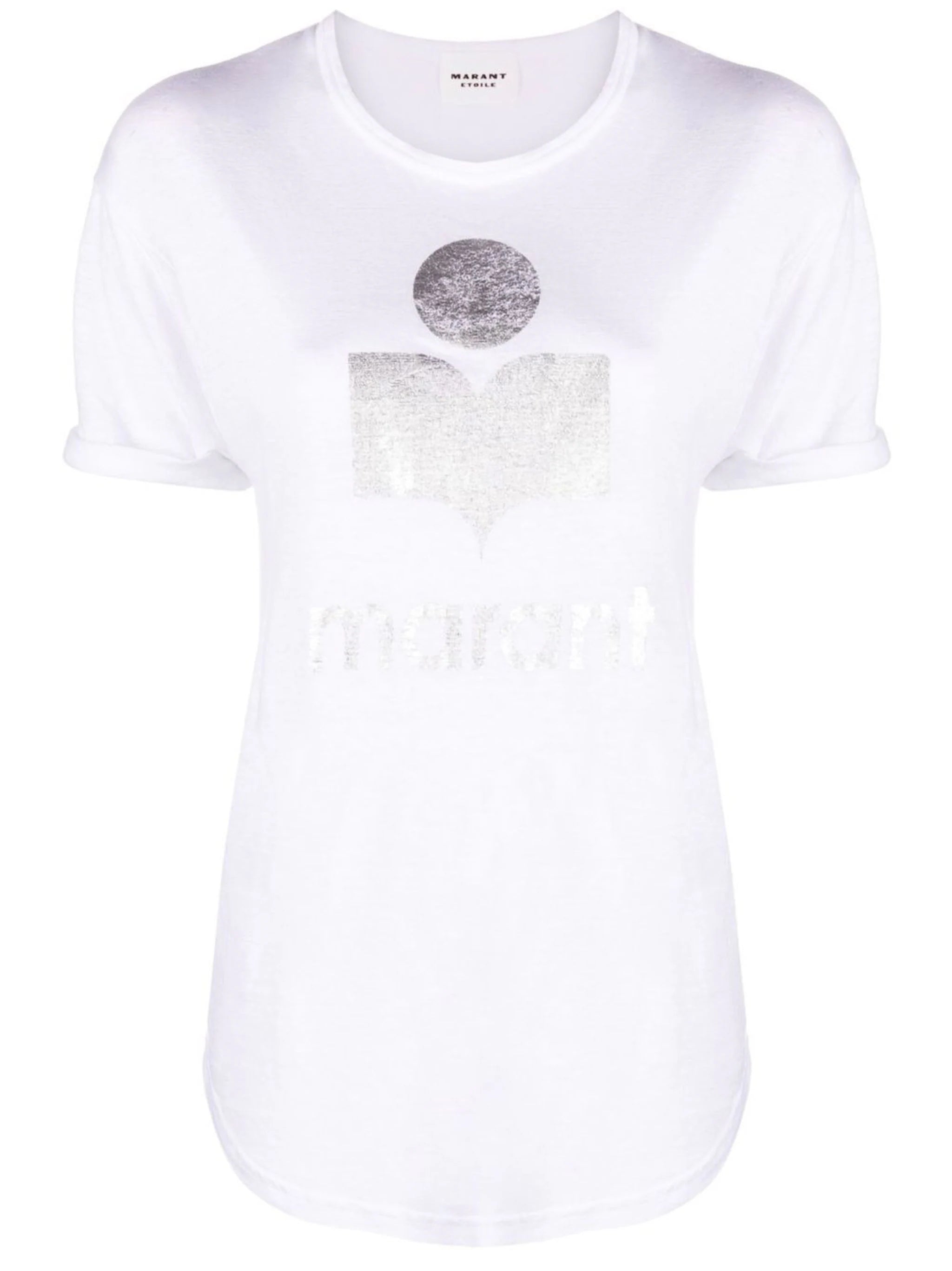 MARANT ETOILE TS0004FA Woman White T-shirts and Polos - Zuklat